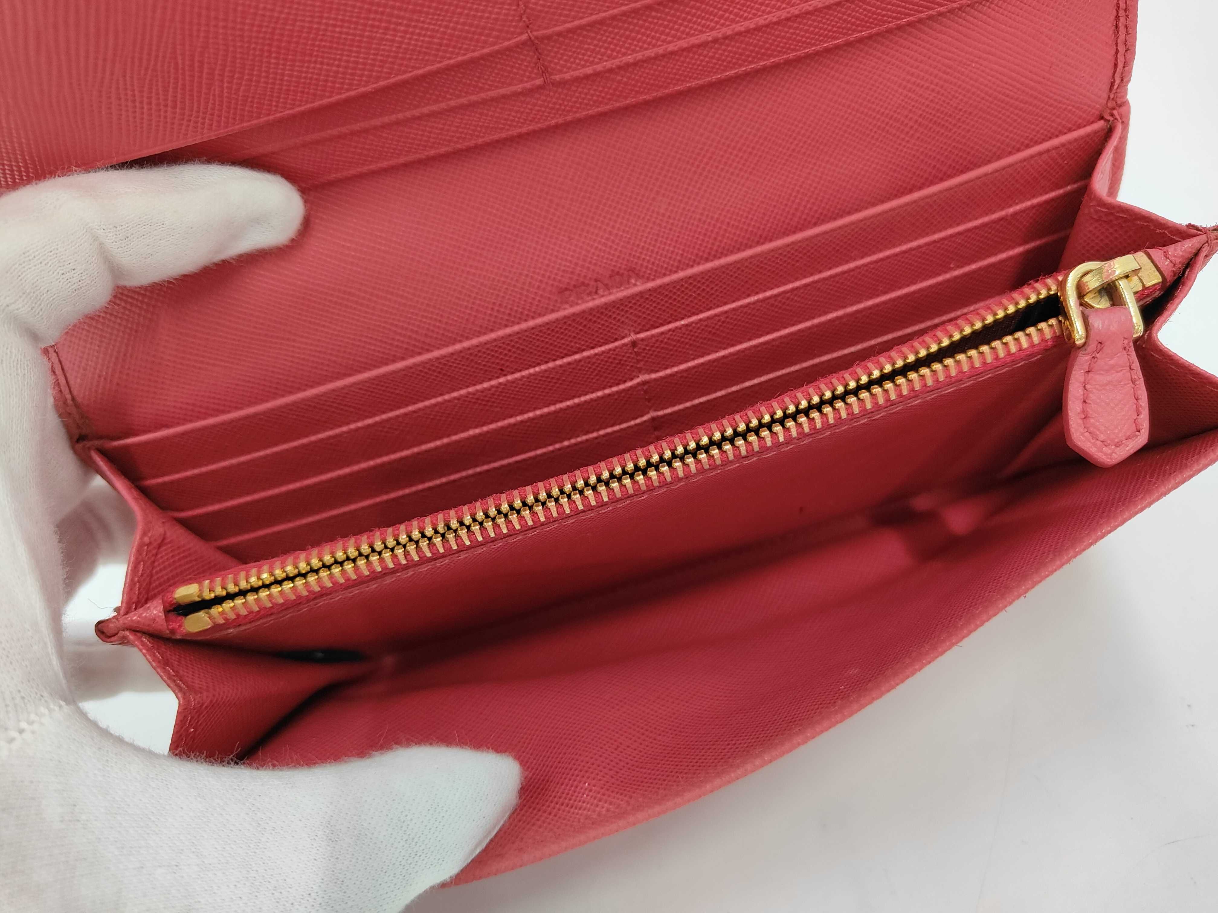 Saffiano Flap Long Wallet 1M1132 — view 10