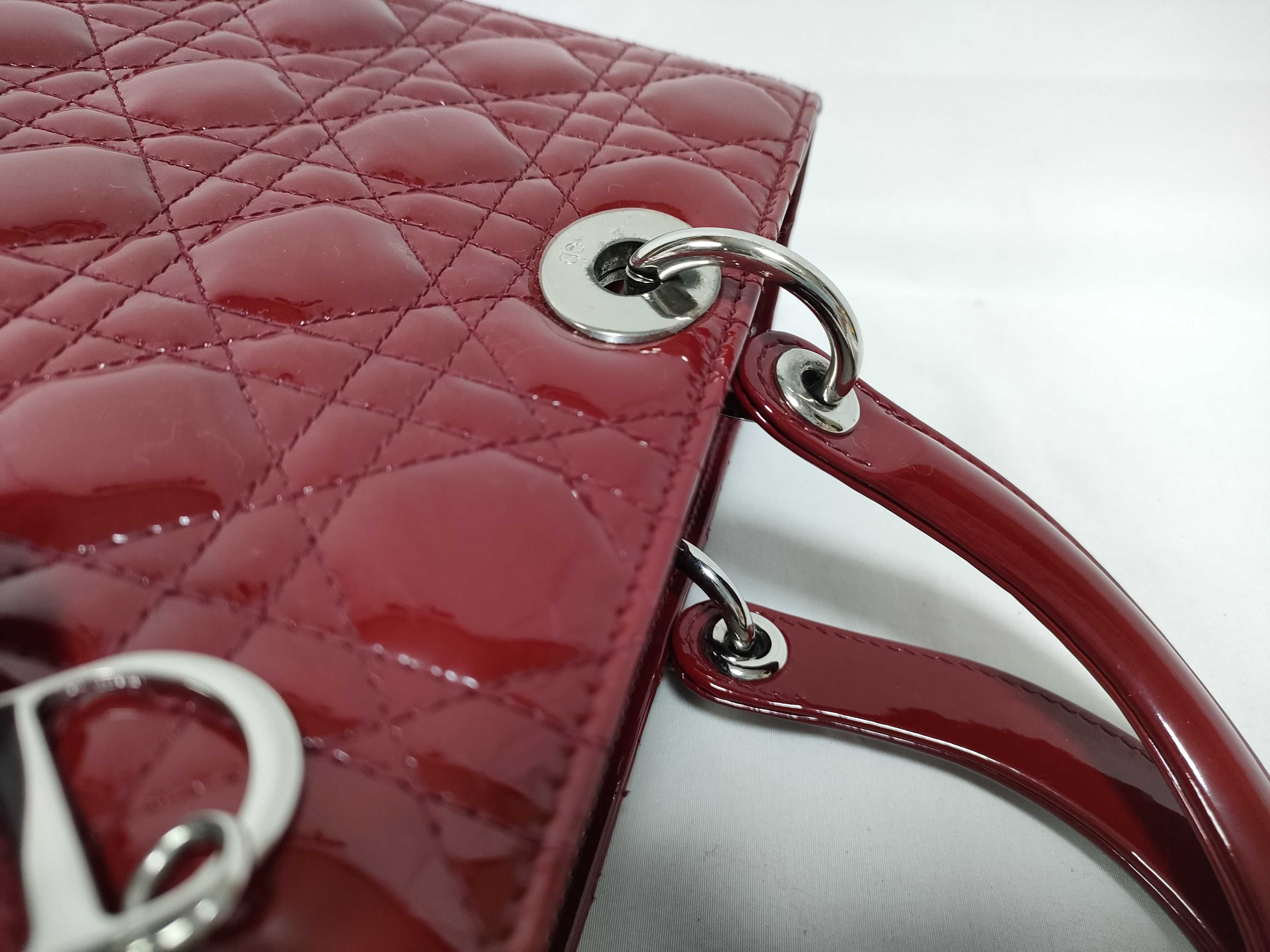 Lady Dior Enamel Lady Handbag — view 11
