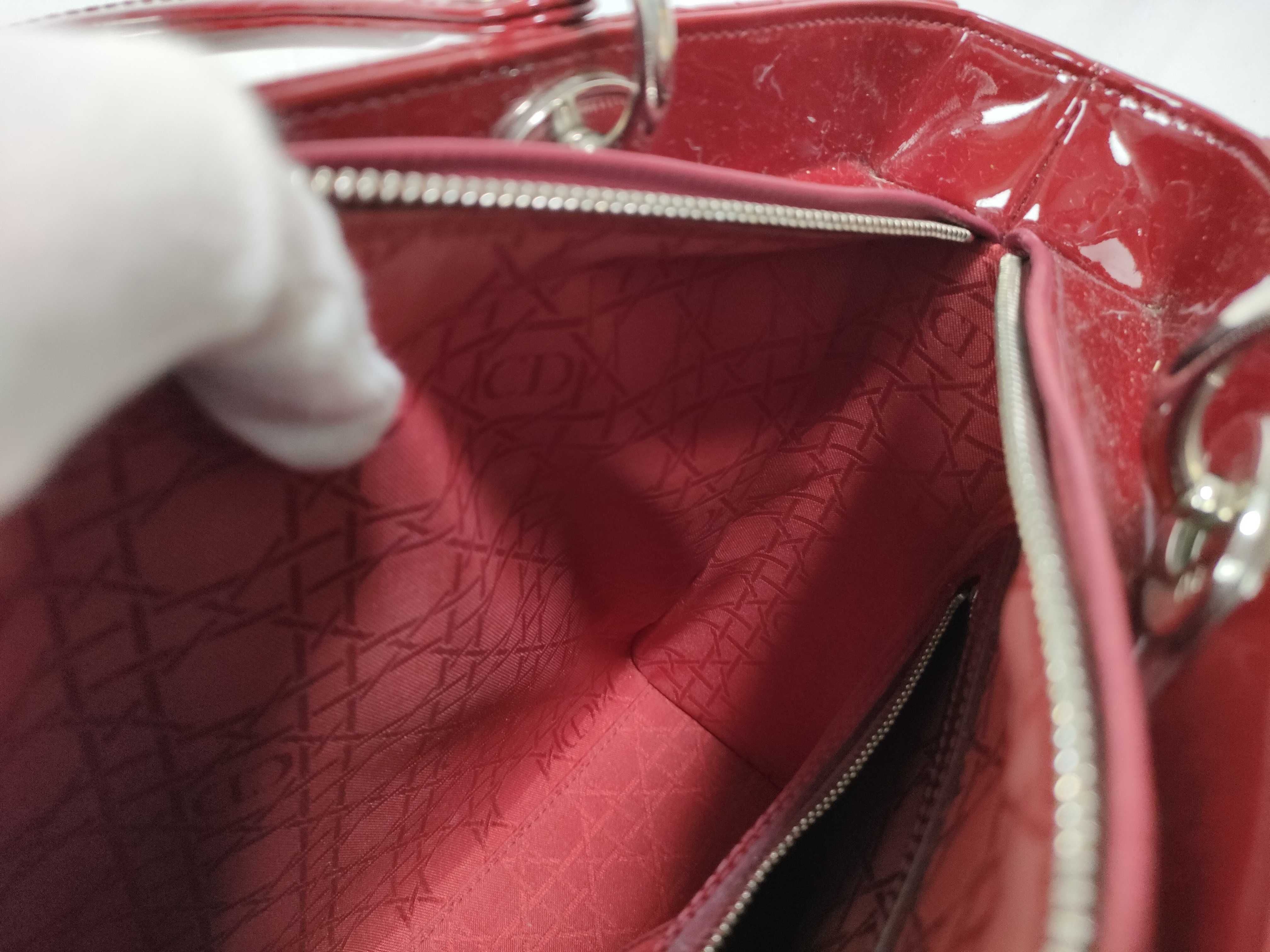 Lady Dior Enamel Lady Handbag — view 12