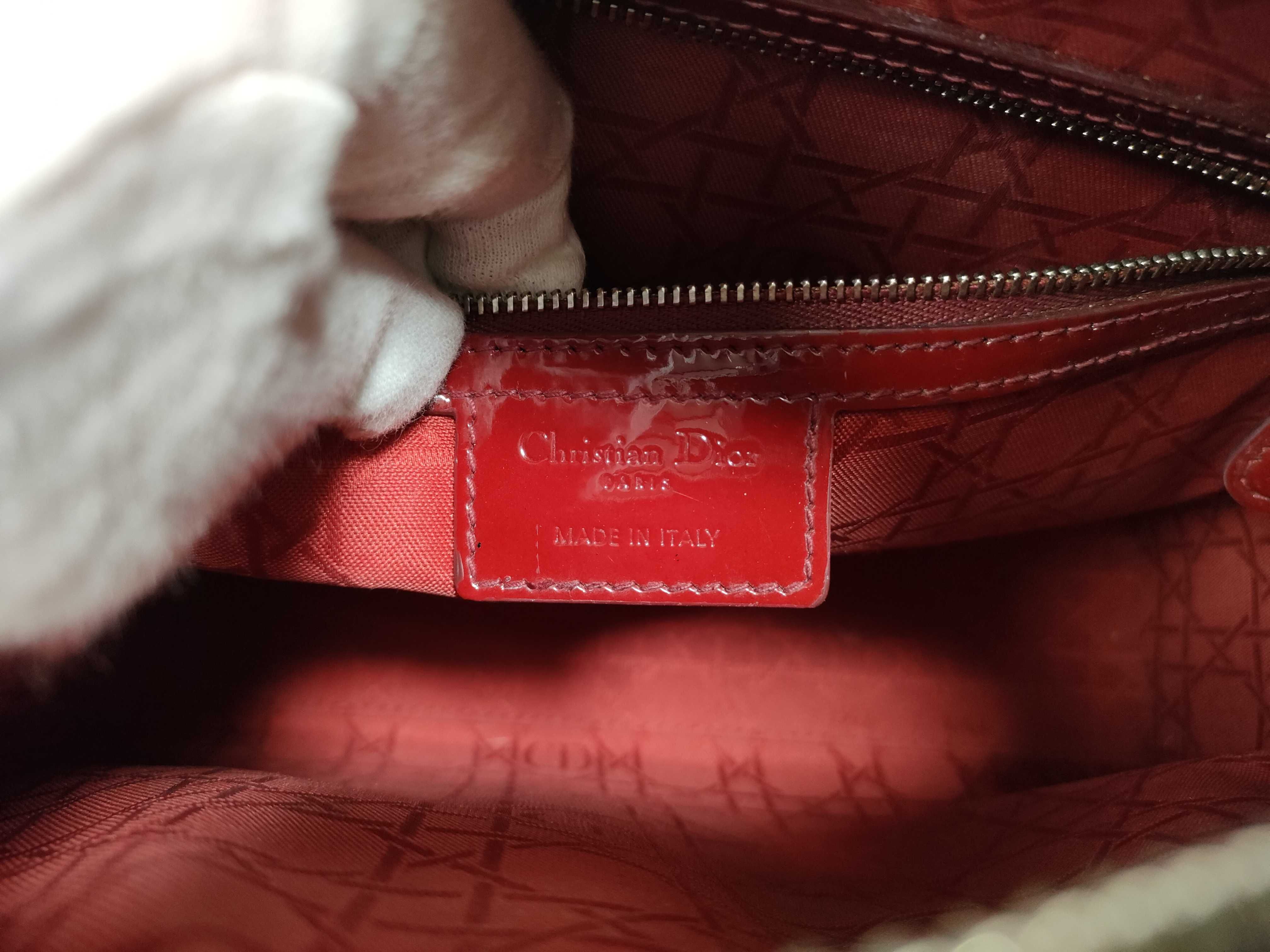 Lady Dior Enamel Lady Handbag — view 14