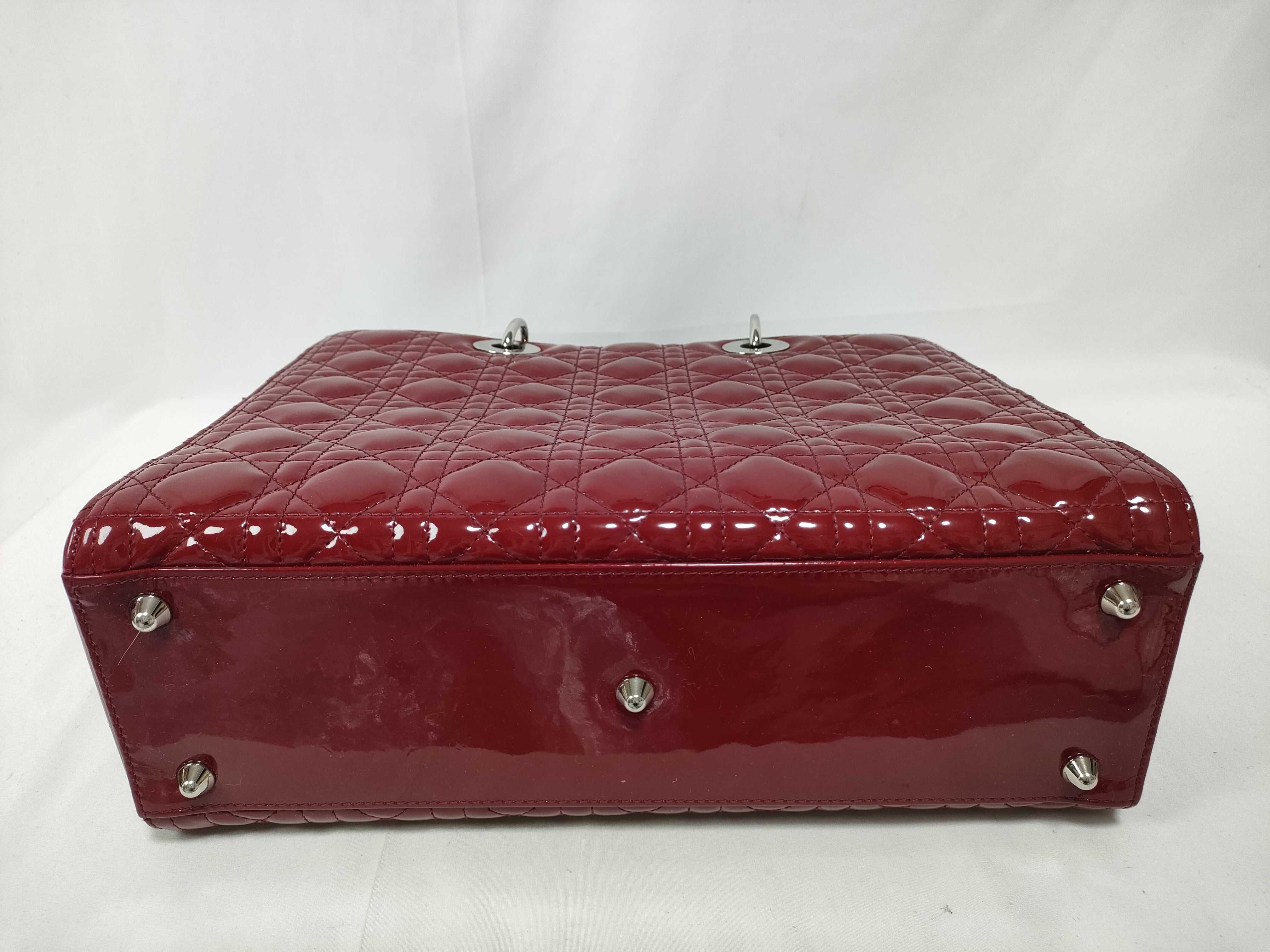 Lady Dior Enamel Lady Handbag — view 3