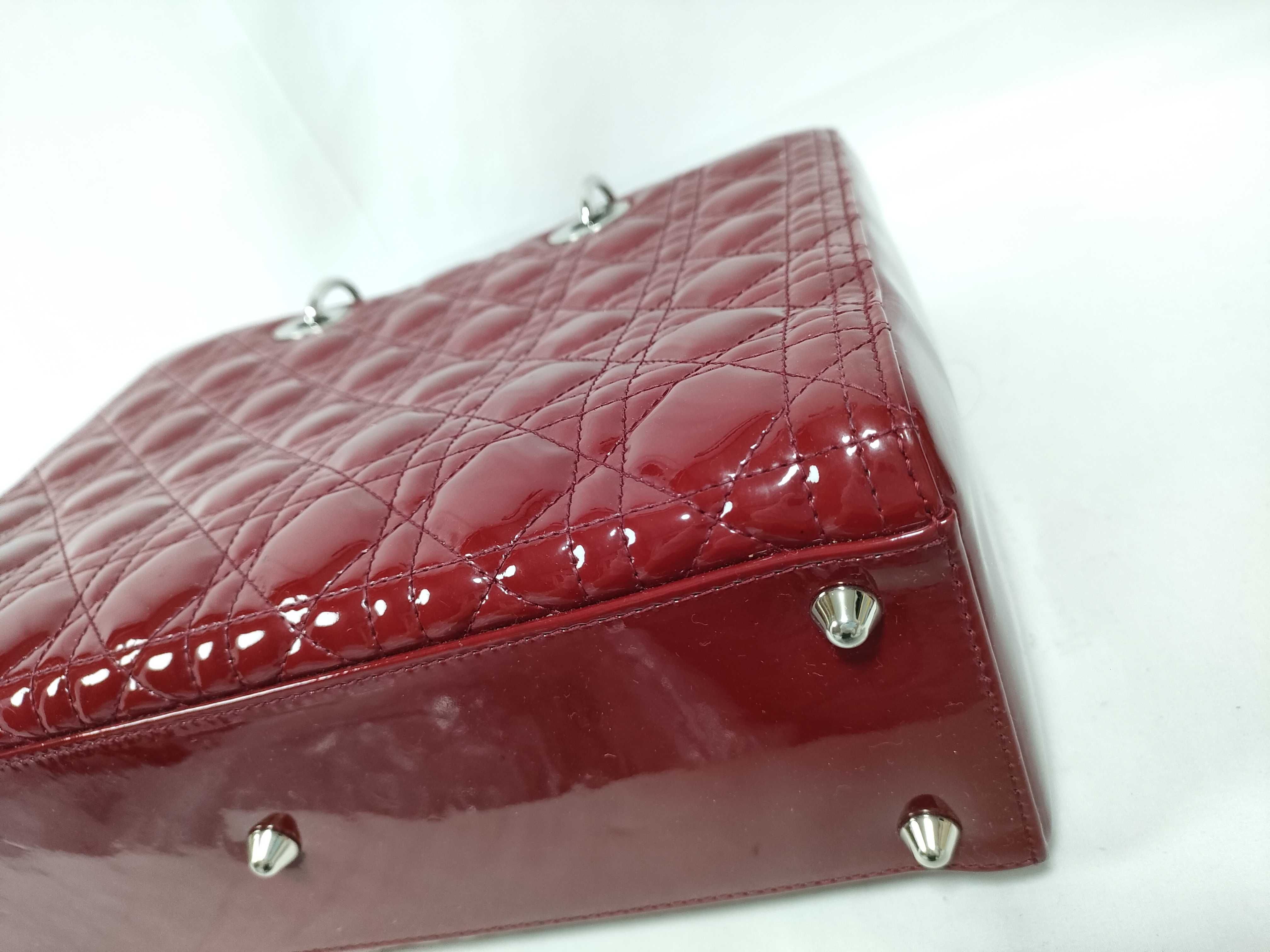 Lady Dior Enamel Lady Handbag — view 4