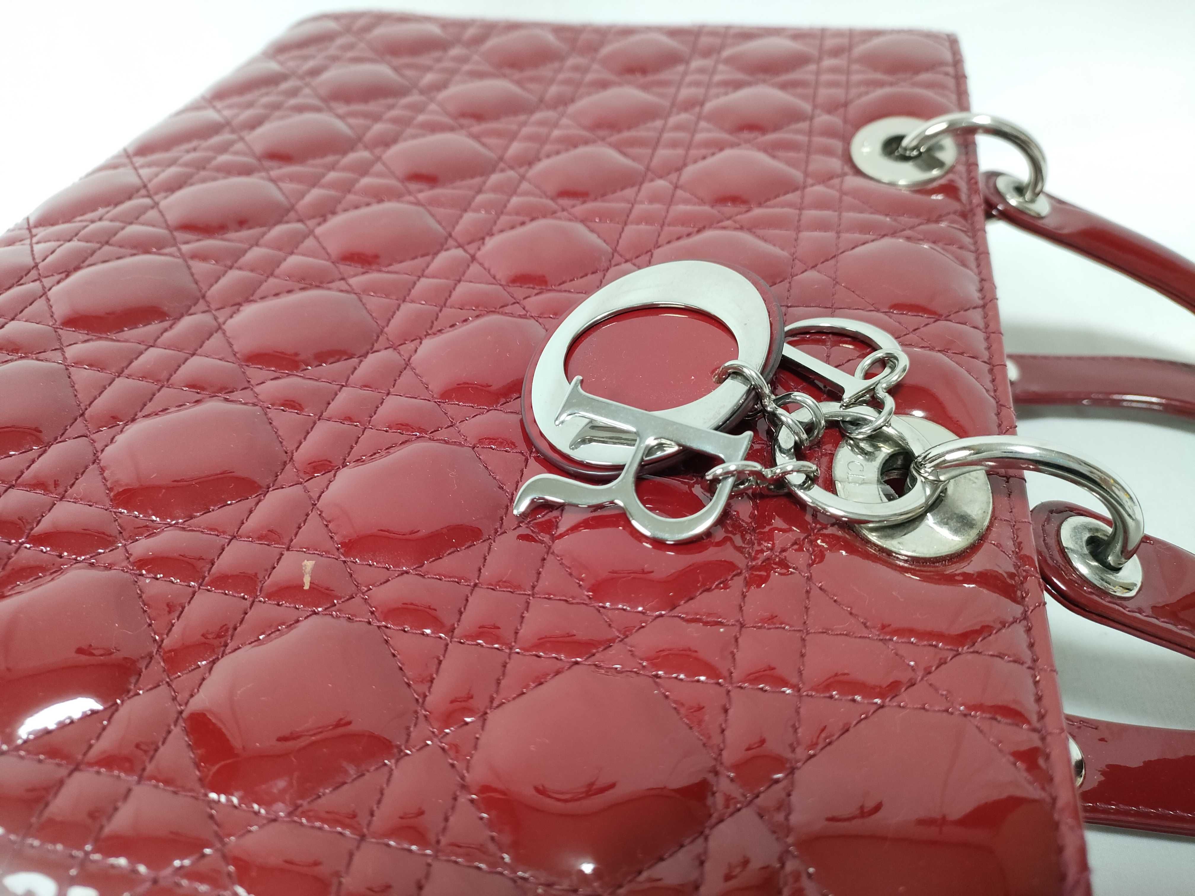 Lady Dior Enamel Lady Handbag — view 8