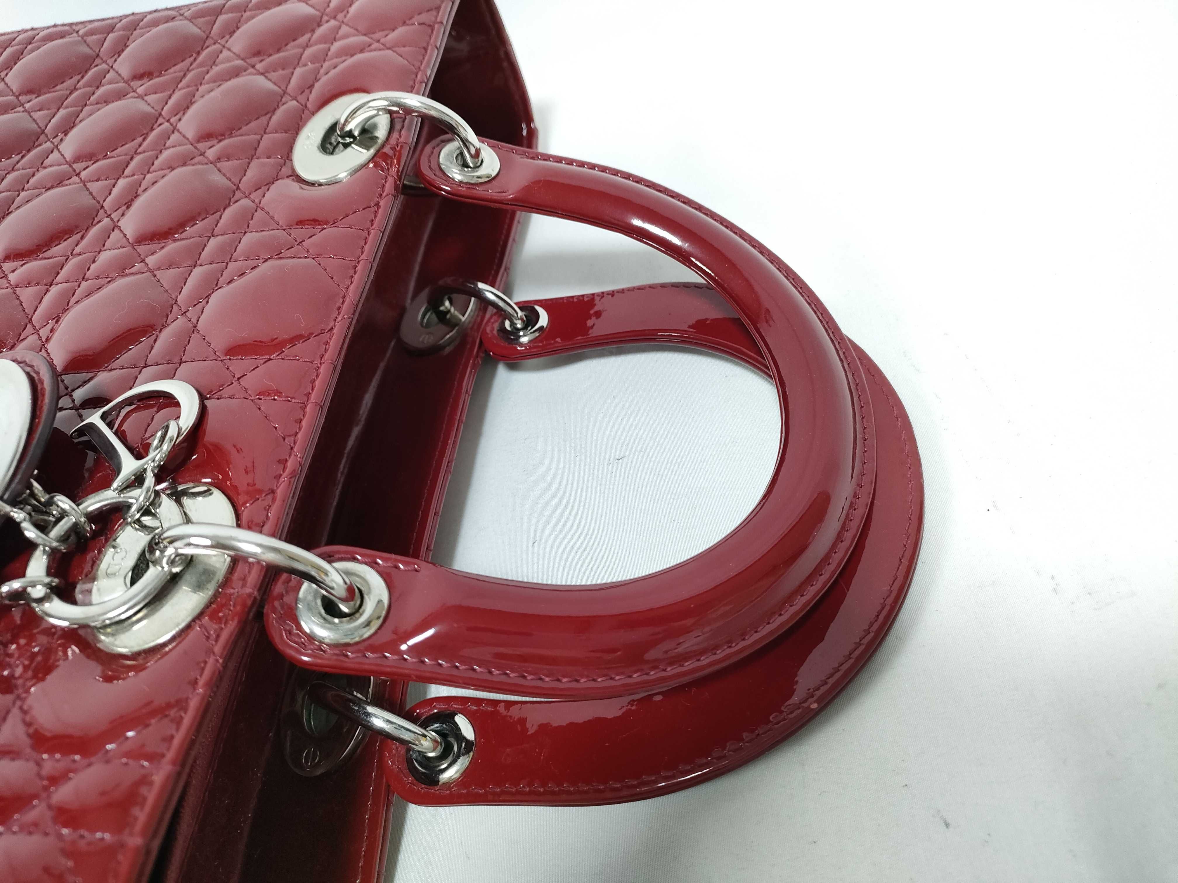 Lady Dior Enamel Lady Handbag — view 10
