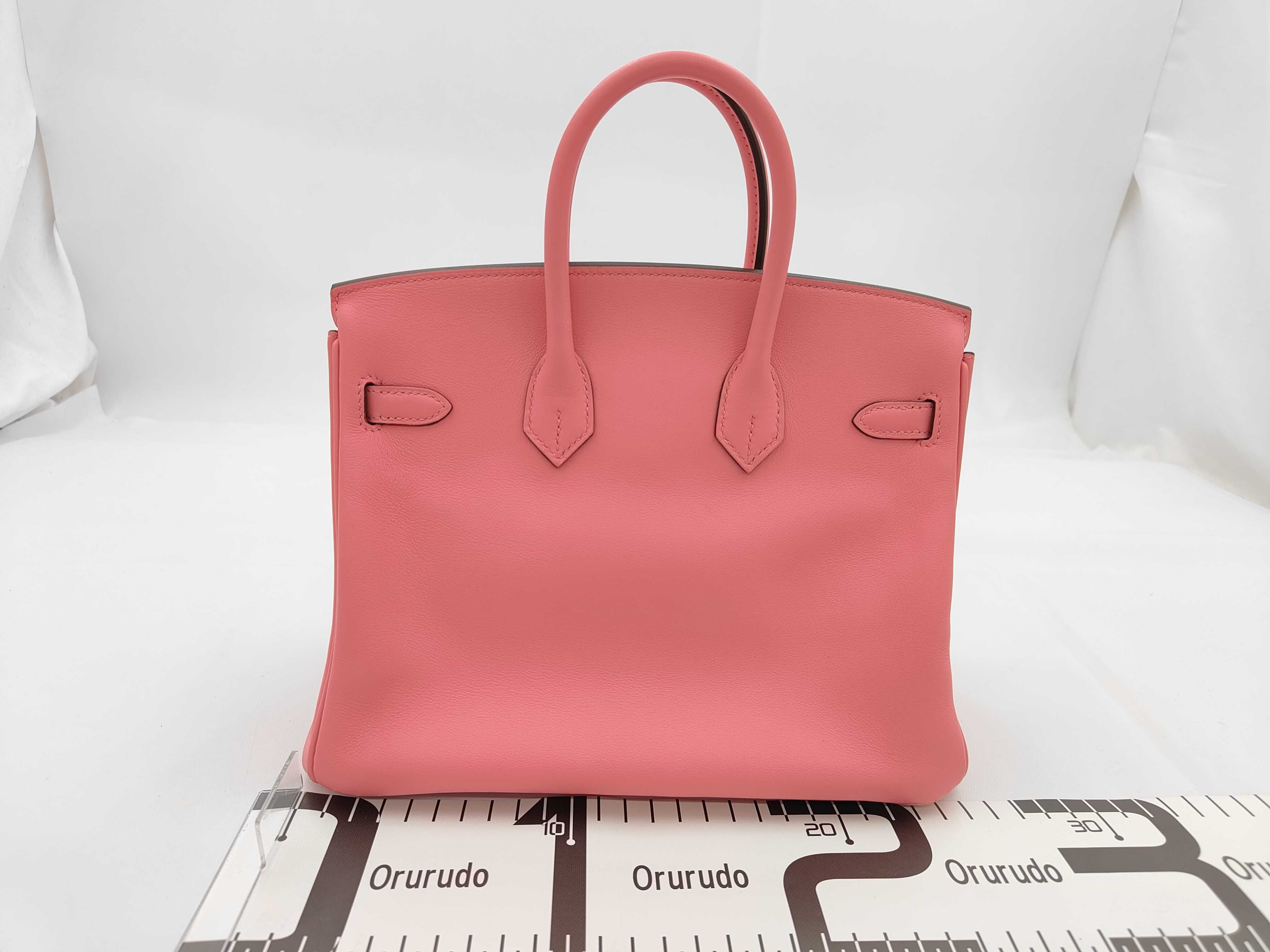 Birkin 25 Swift Leather, C Stamp, Clochette Key, Padlock, Handbag — view 2