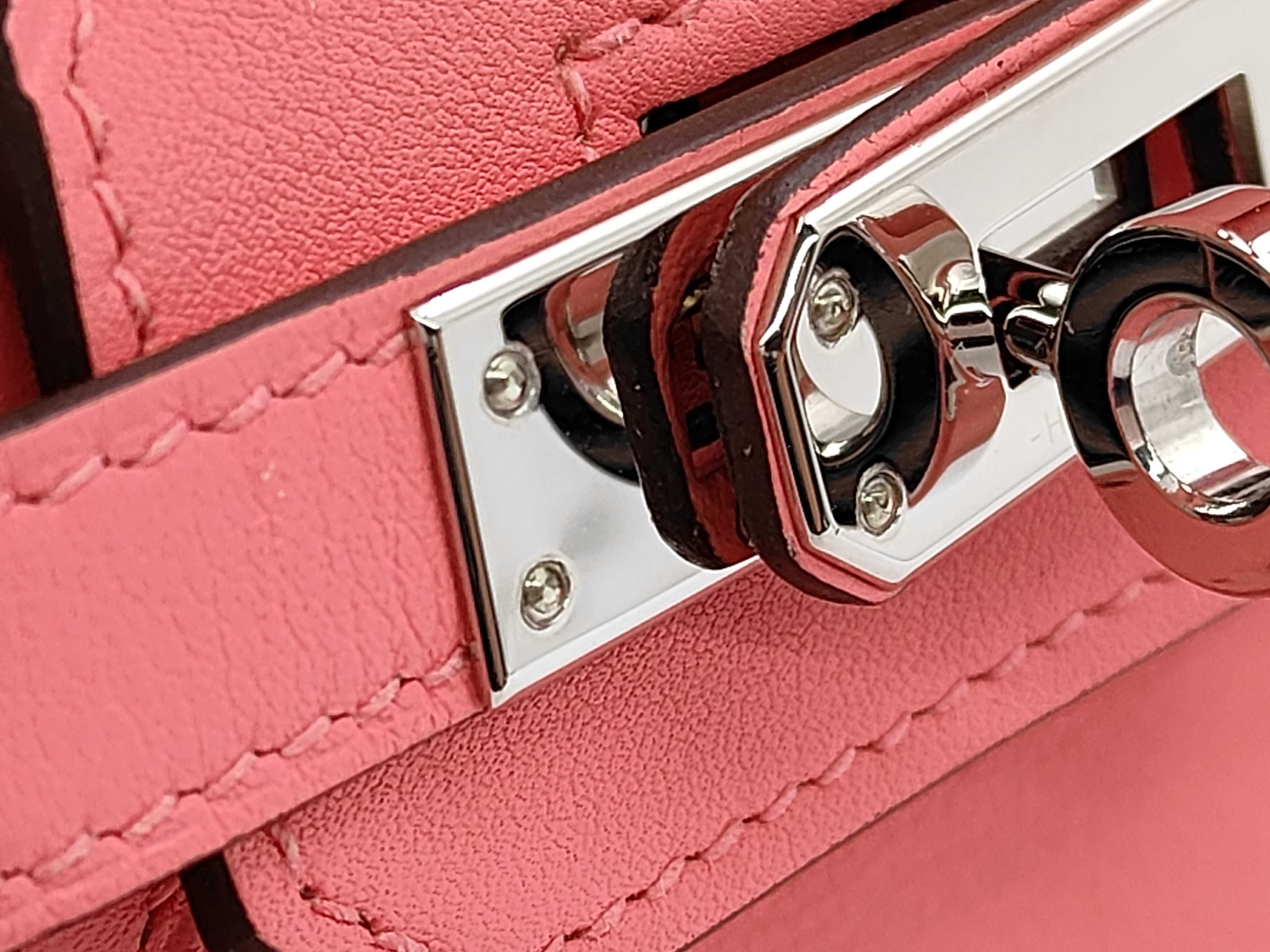 Birkin 25 Swift Leather, C Stamp, Clochette Key, Padlock, Handbag — view 12