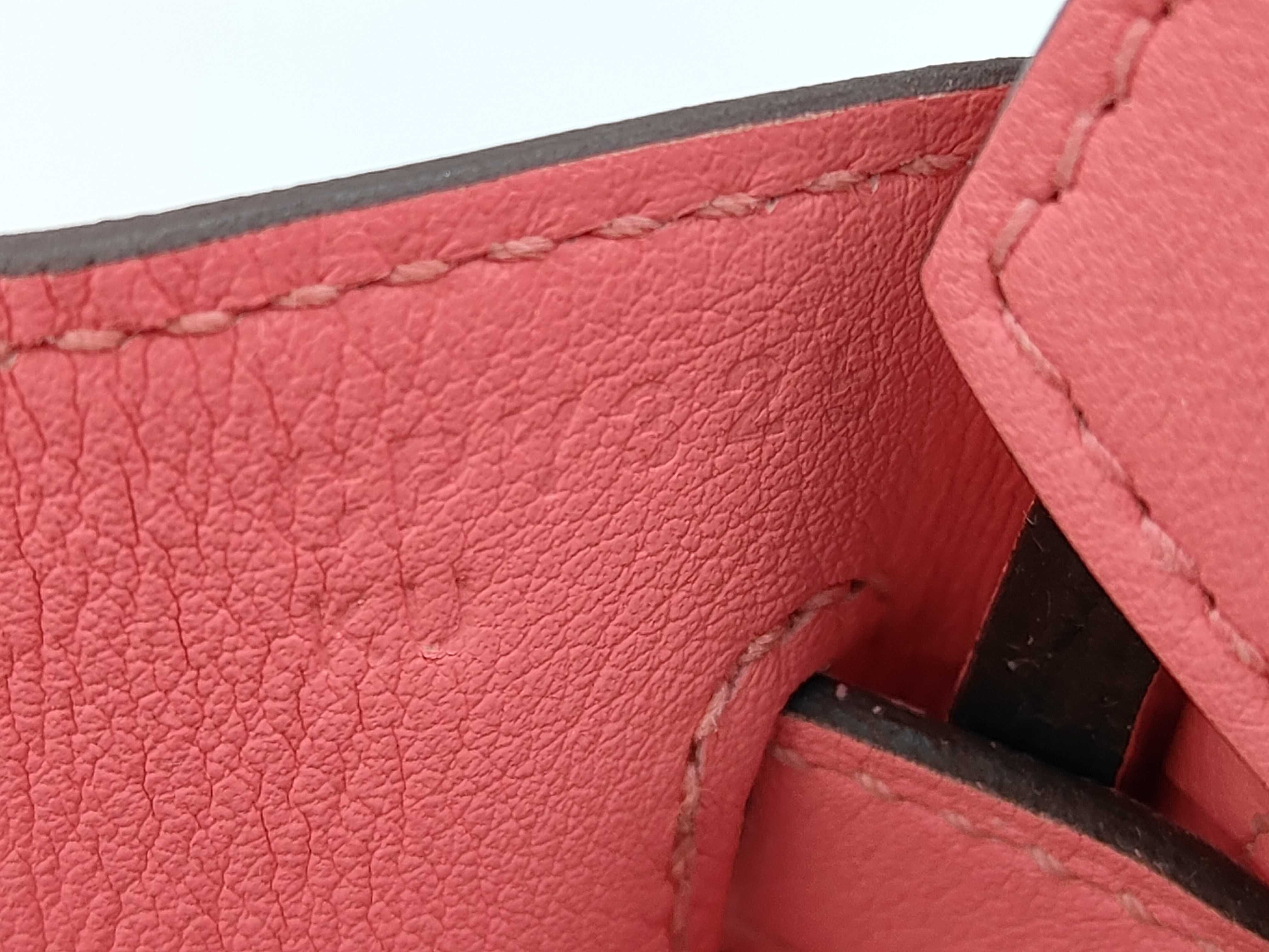 Birkin 25 Swift Leather, C Stamp, Clochette Key, Padlock, Handbag — view 10