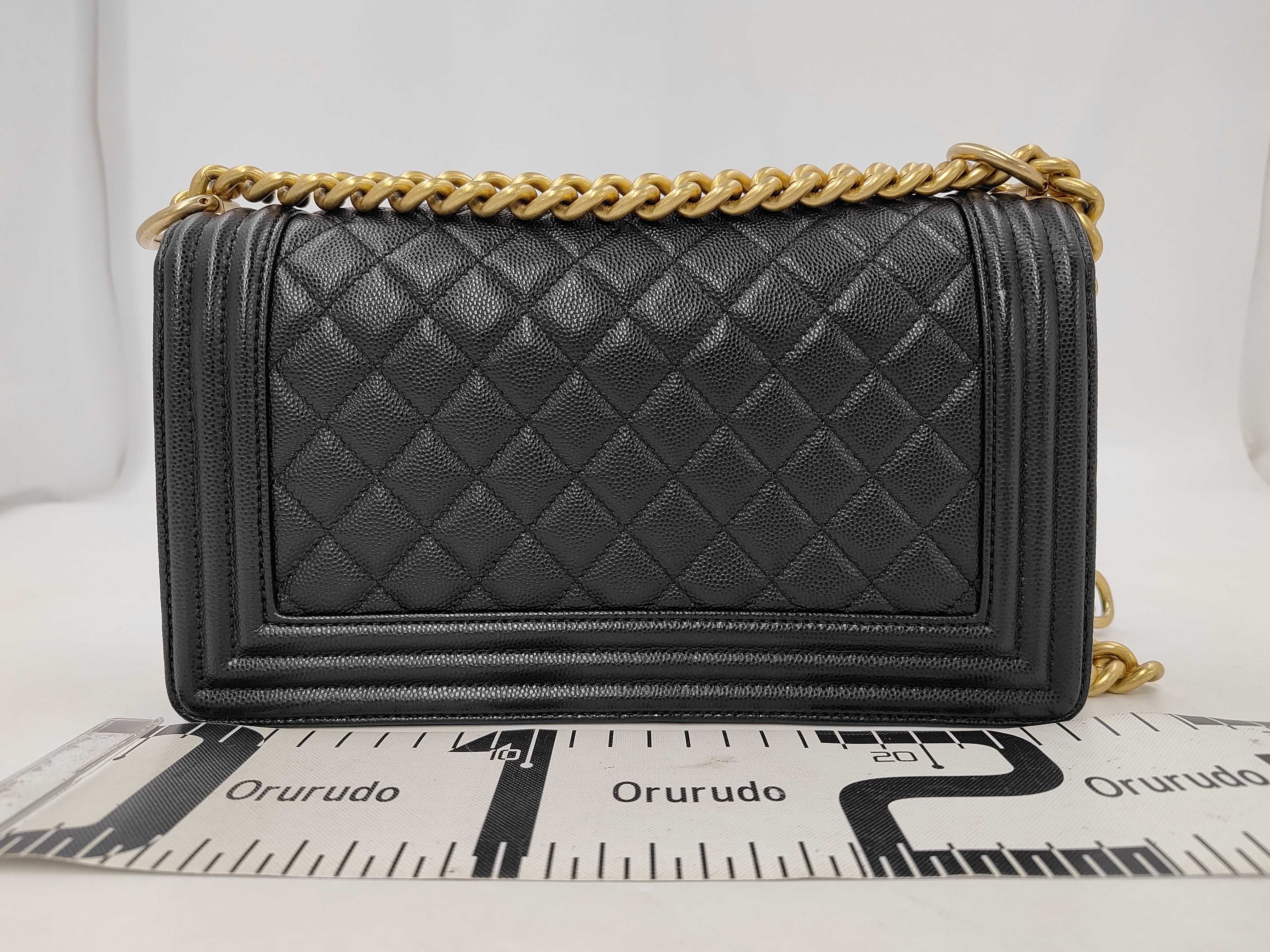 Boy Chanel Caviar Matelassé Shoulder Bag — view 2