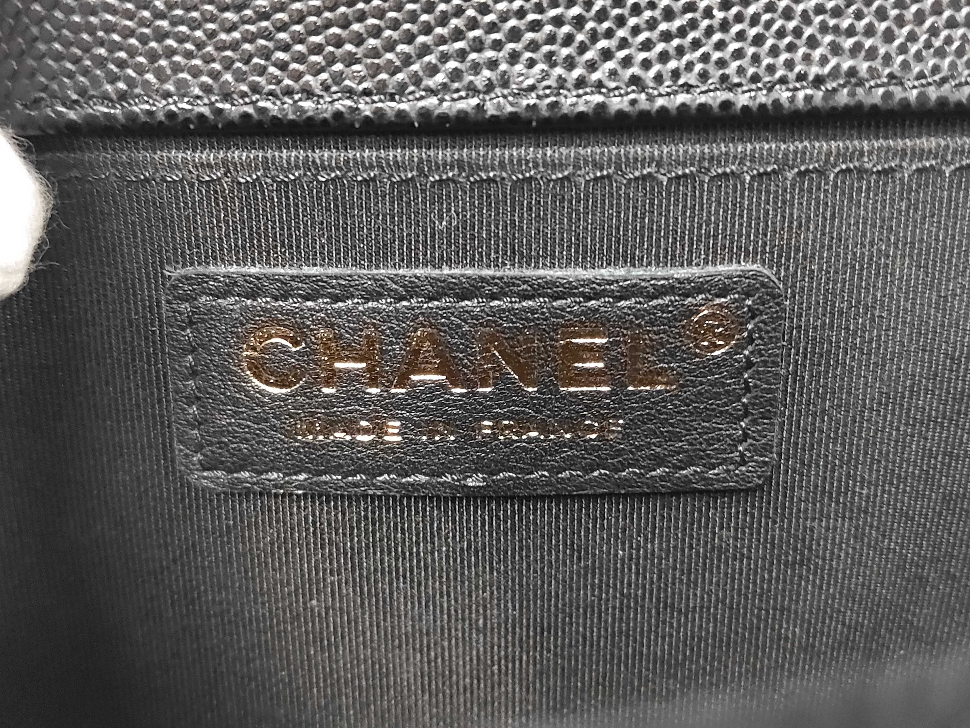 Boy Chanel Caviar Matelassé Shoulder Bag — view 10