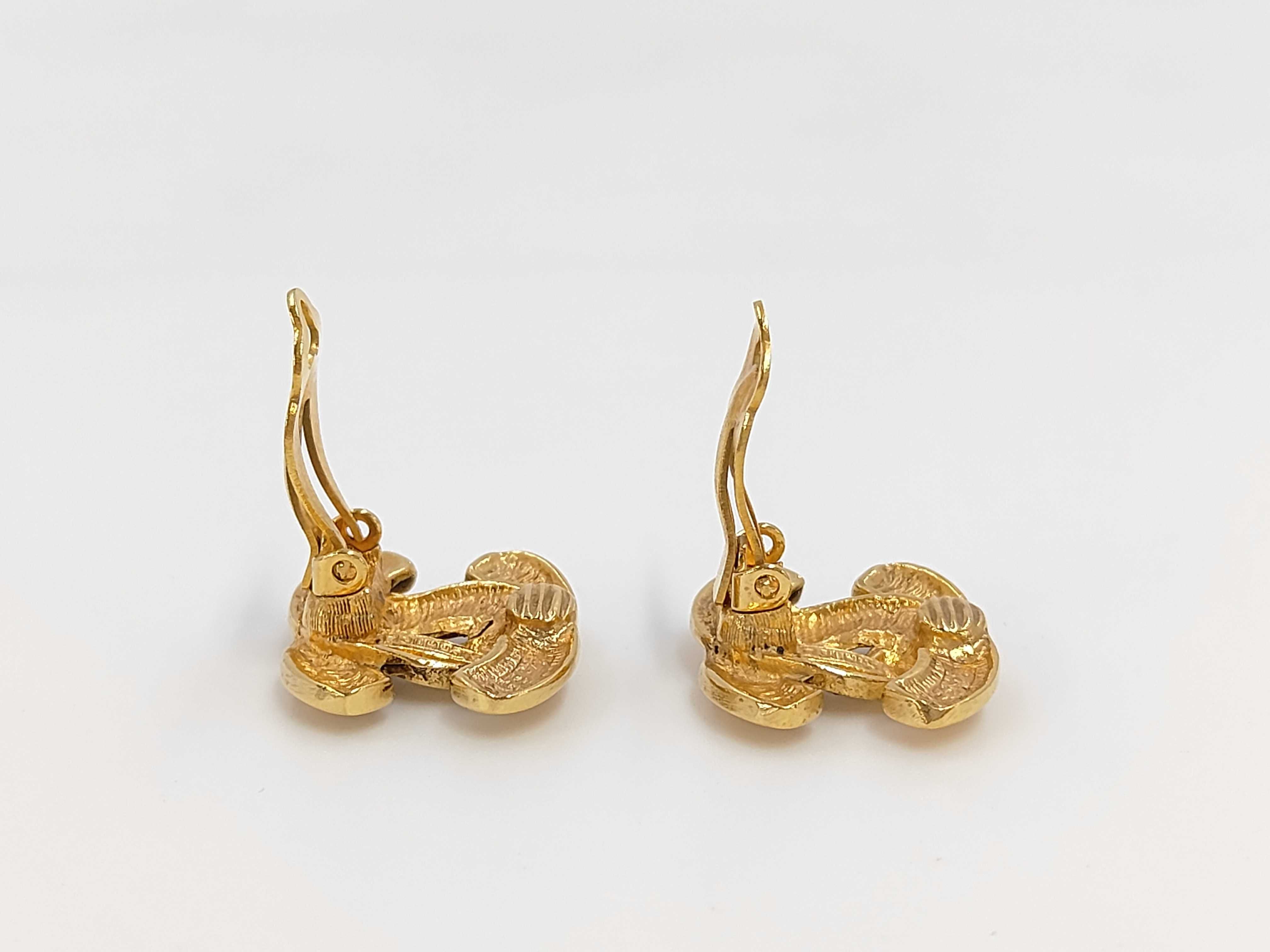 Matelassé Coco Gold Earrings — view 3