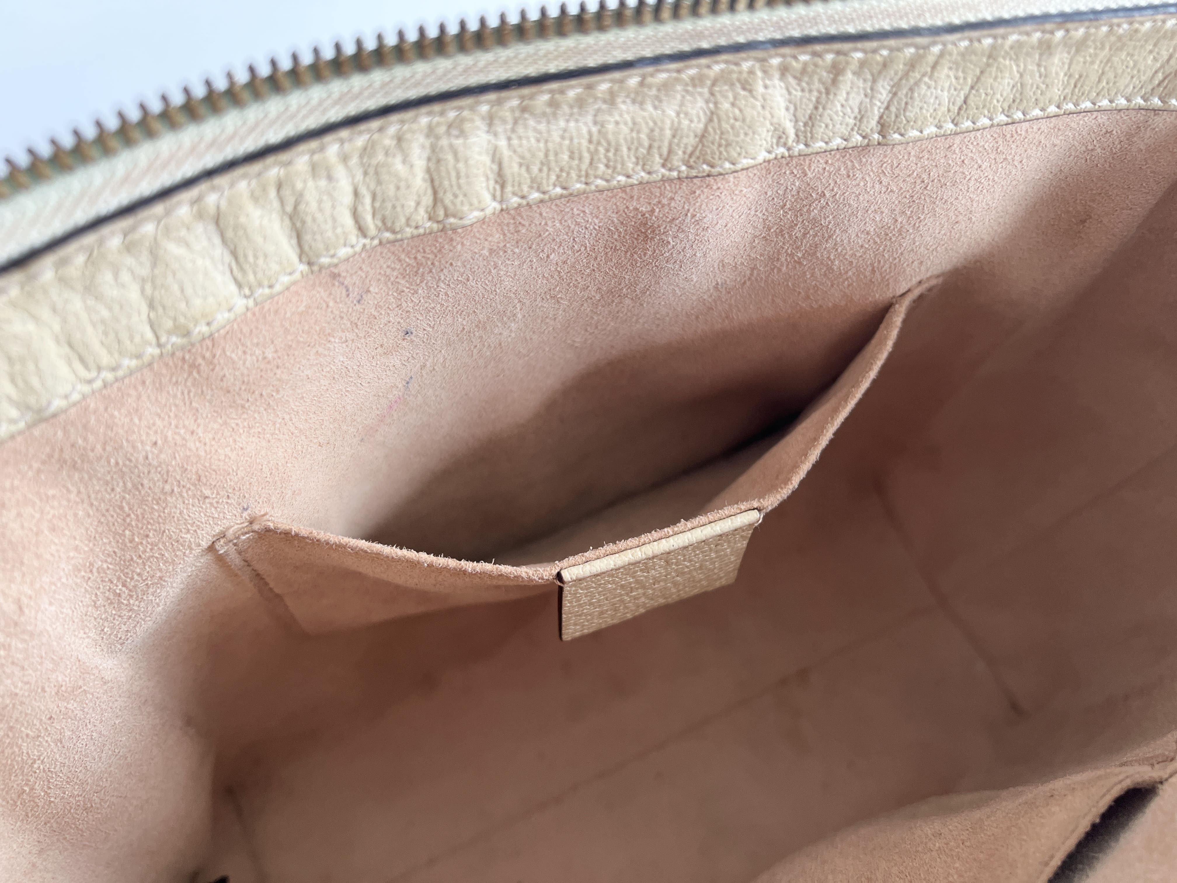 Ophidia Sherry Line Logo Leather Tote Bag Handbag — view 8