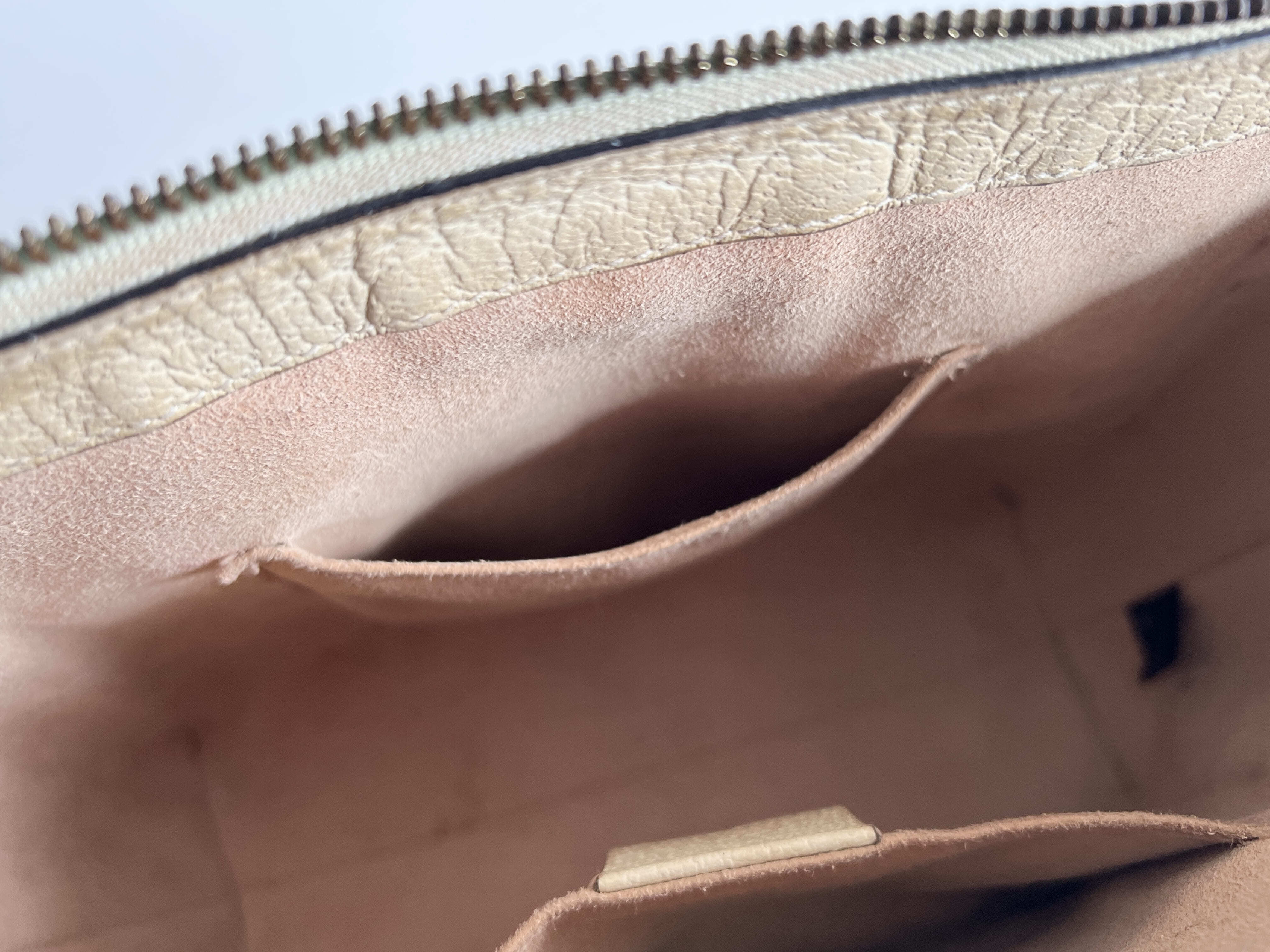 Ophidia Sherry Line Logo Leather Tote Bag Handbag — view 9