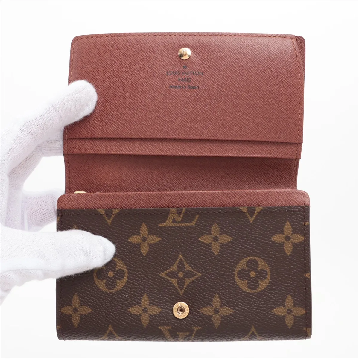 Monogram Portemonnaie Bietrezor M61730 CA1015 Brown Compact Wallet — view 3