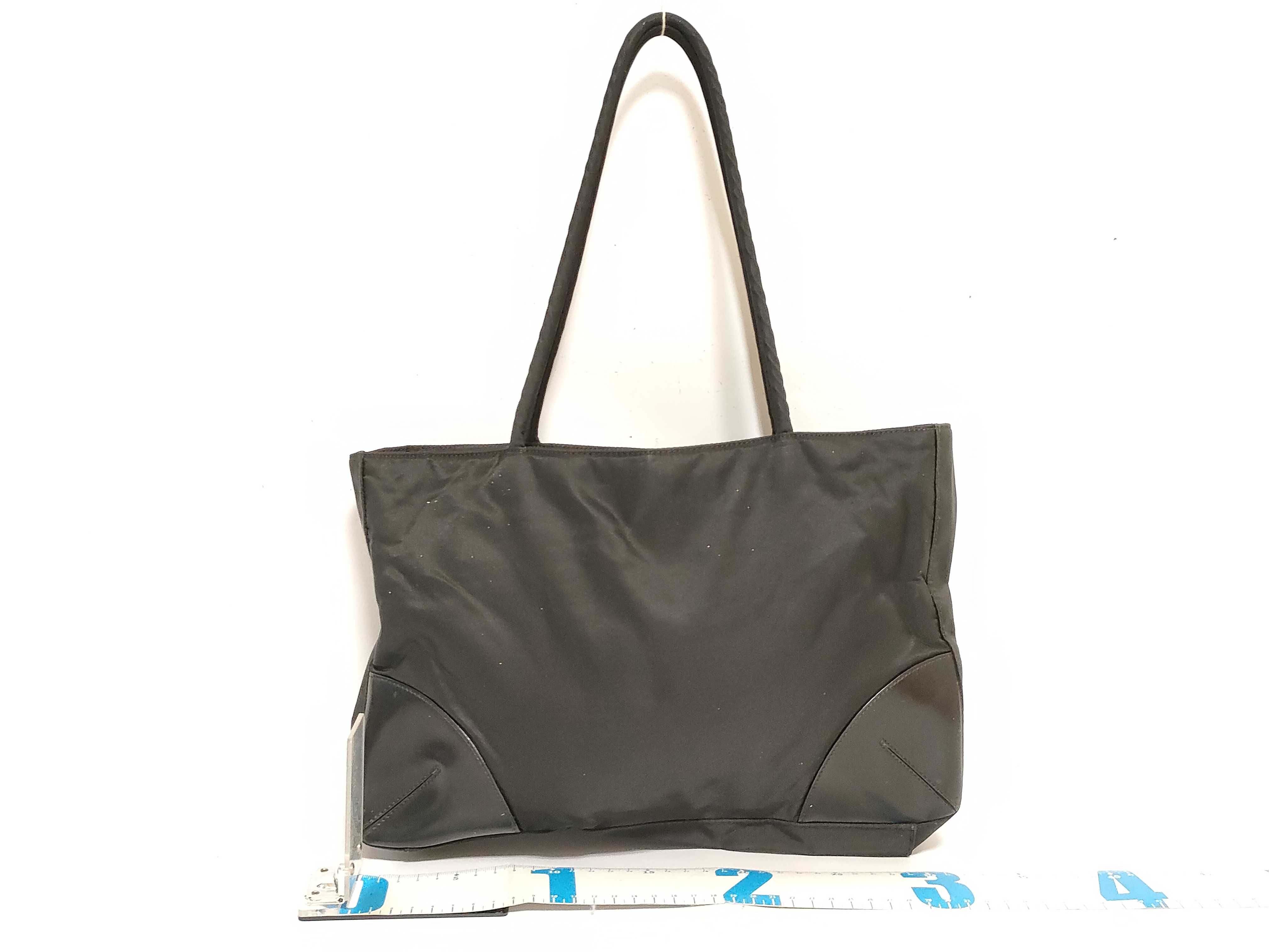 Nylon Prada Triangle Logo Nylon Handbag — view 2