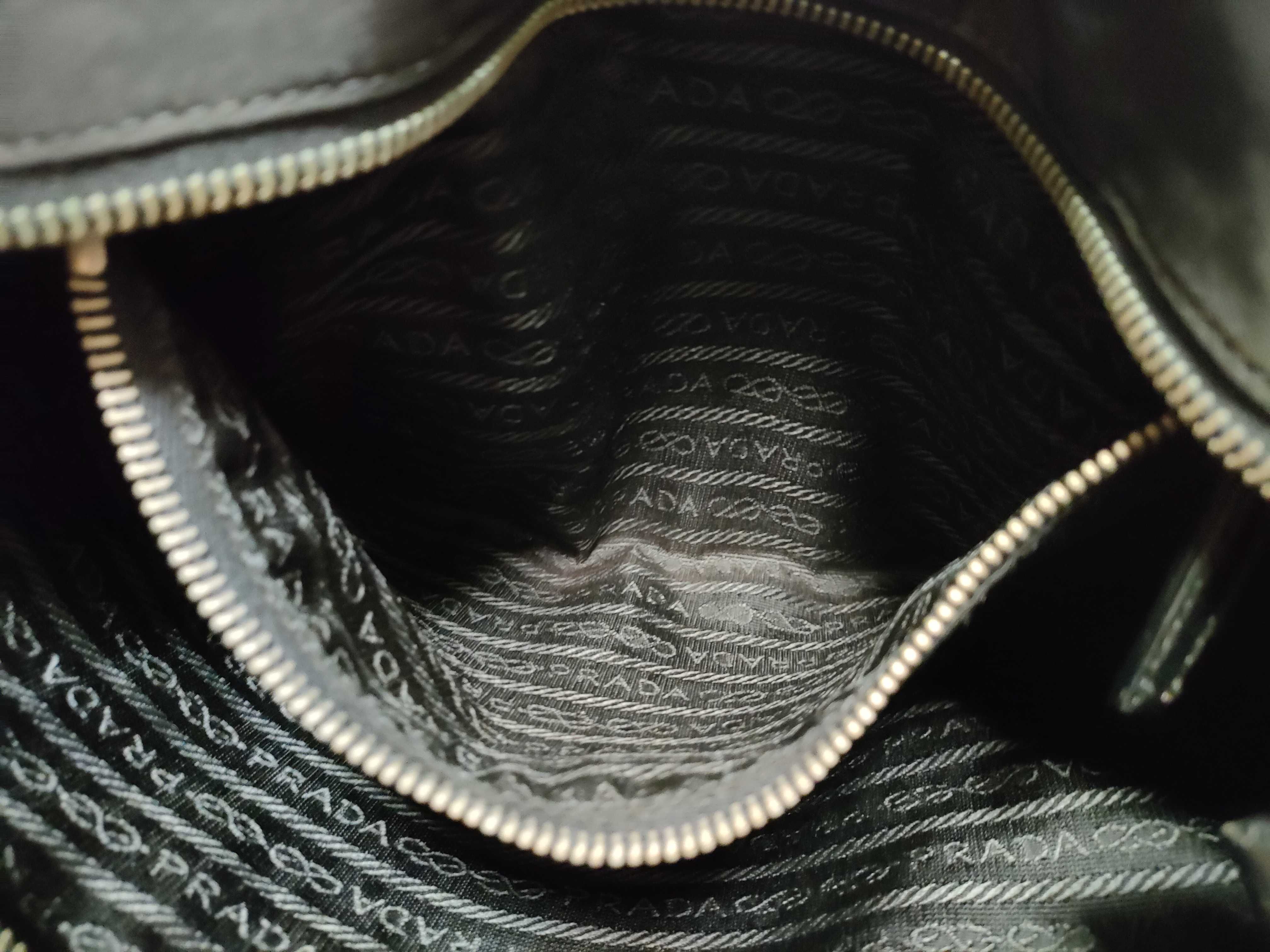 Nylon Prada Triangle Logo Nylon Handbag — view 11