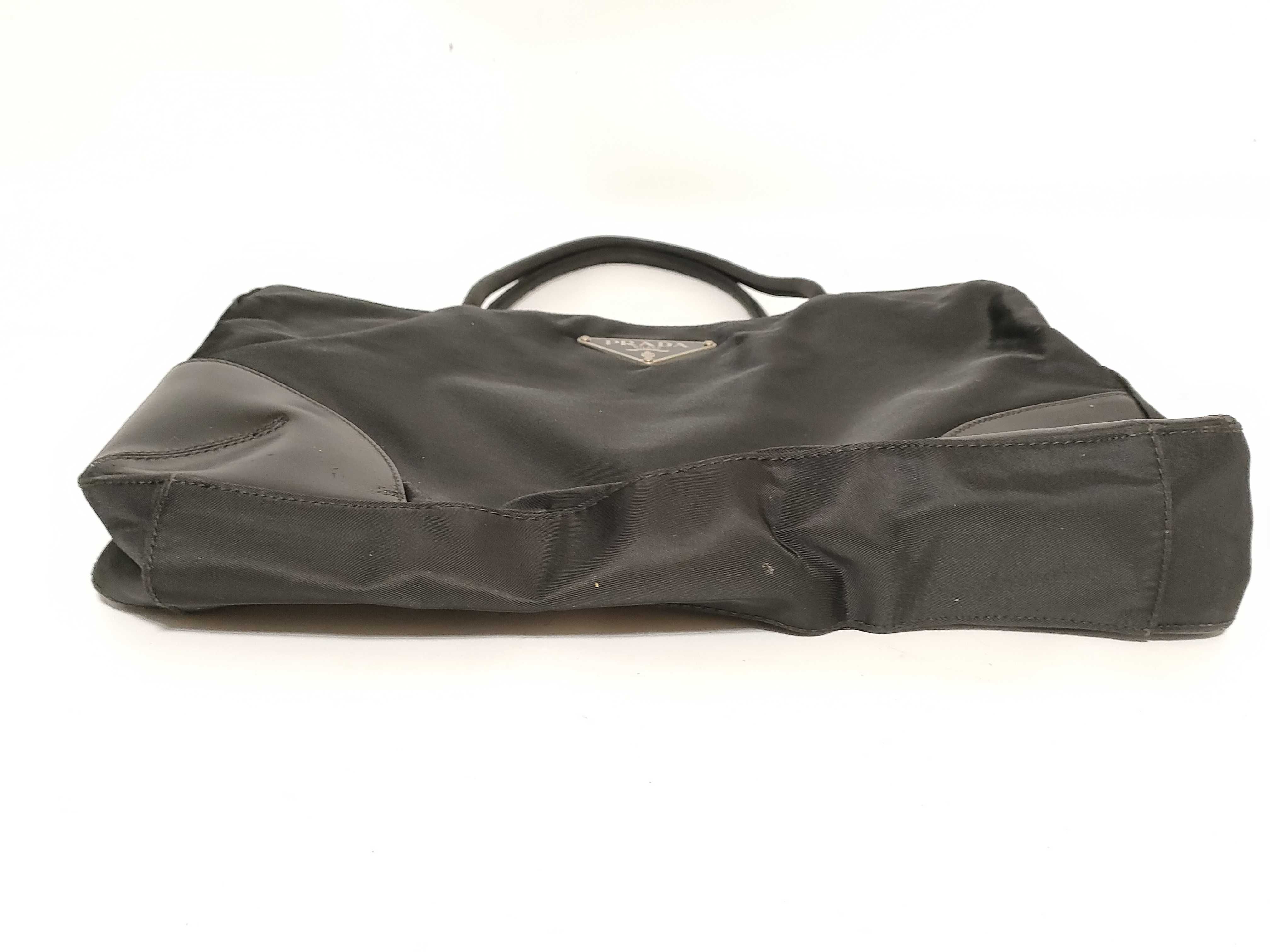 Nylon Prada Triangle Logo Nylon Handbag — view 8
