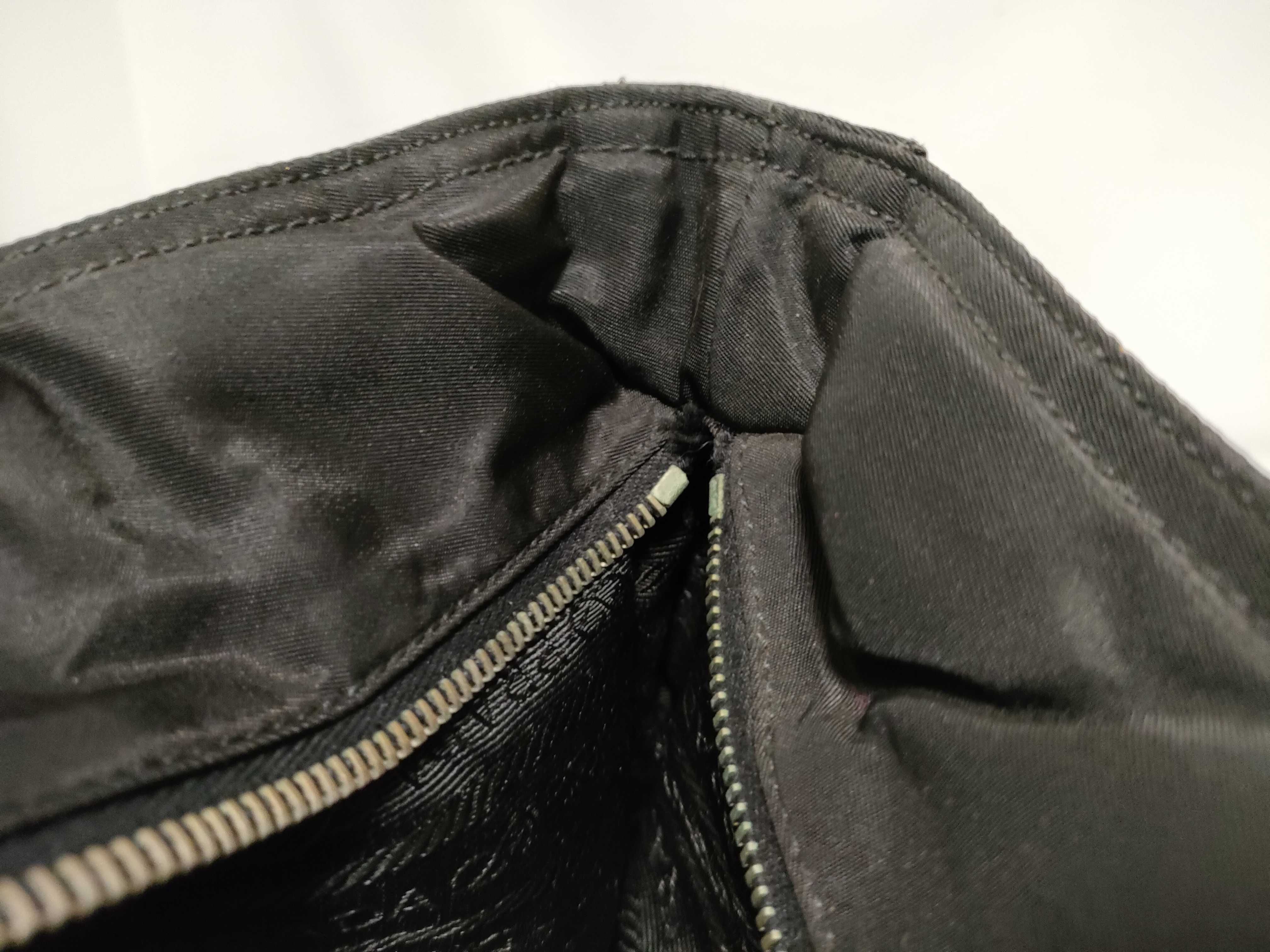 Nylon Prada Triangle Logo Nylon Handbag — view 9