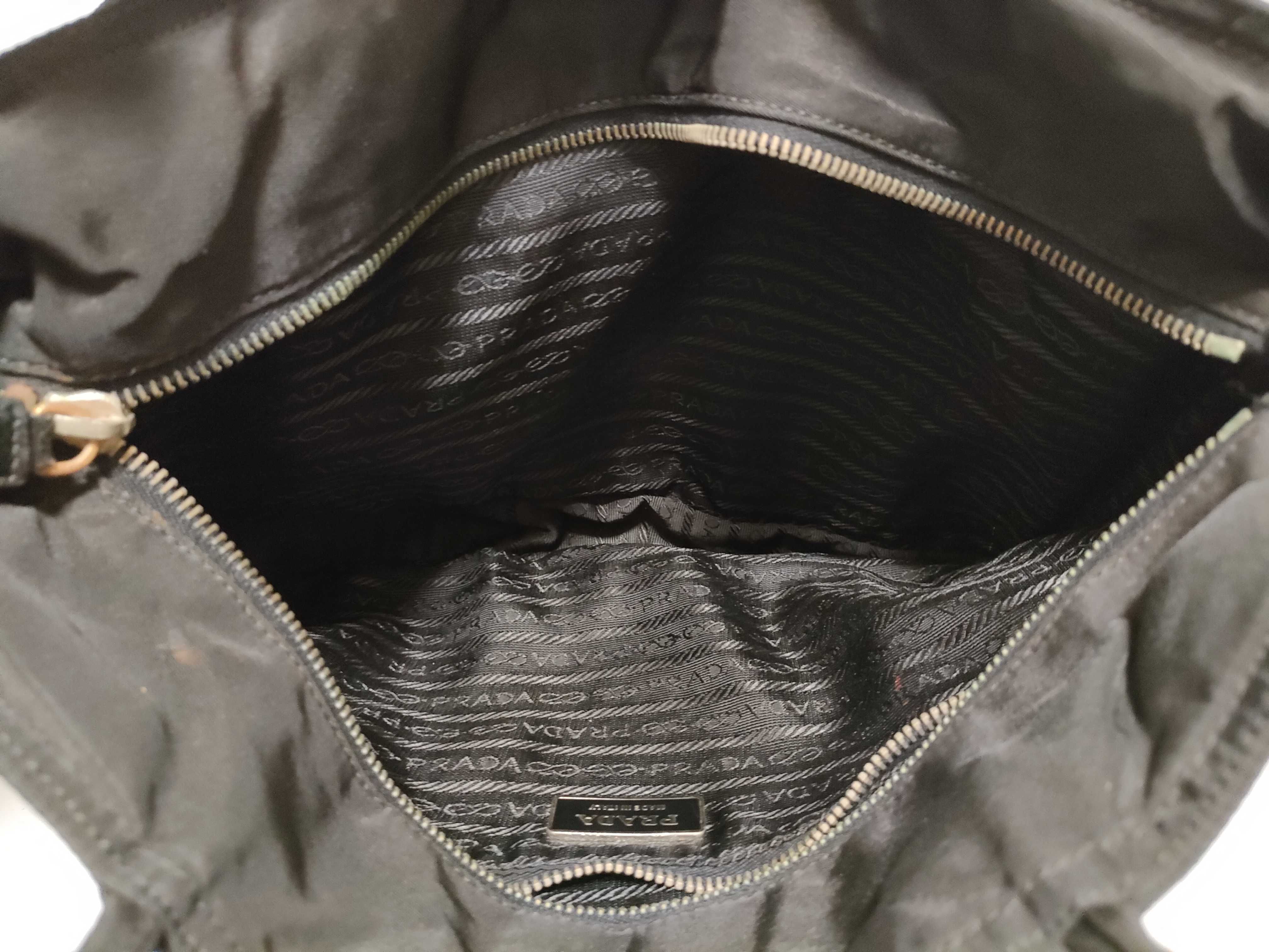 Nylon Prada Triangle Logo Nylon Handbag — view 10