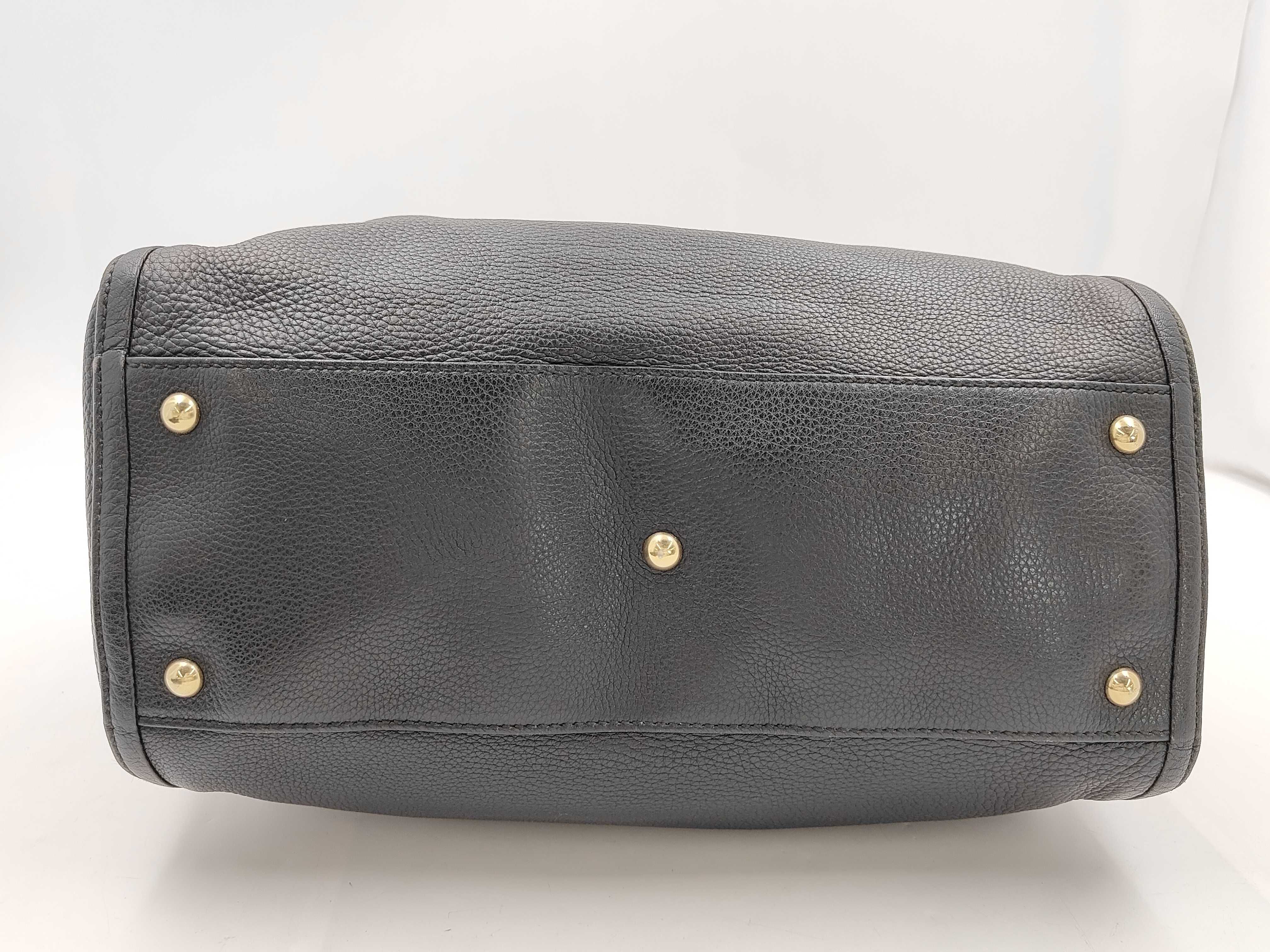 Soho Handbag, 282309, Black Leather Handbag — view 3