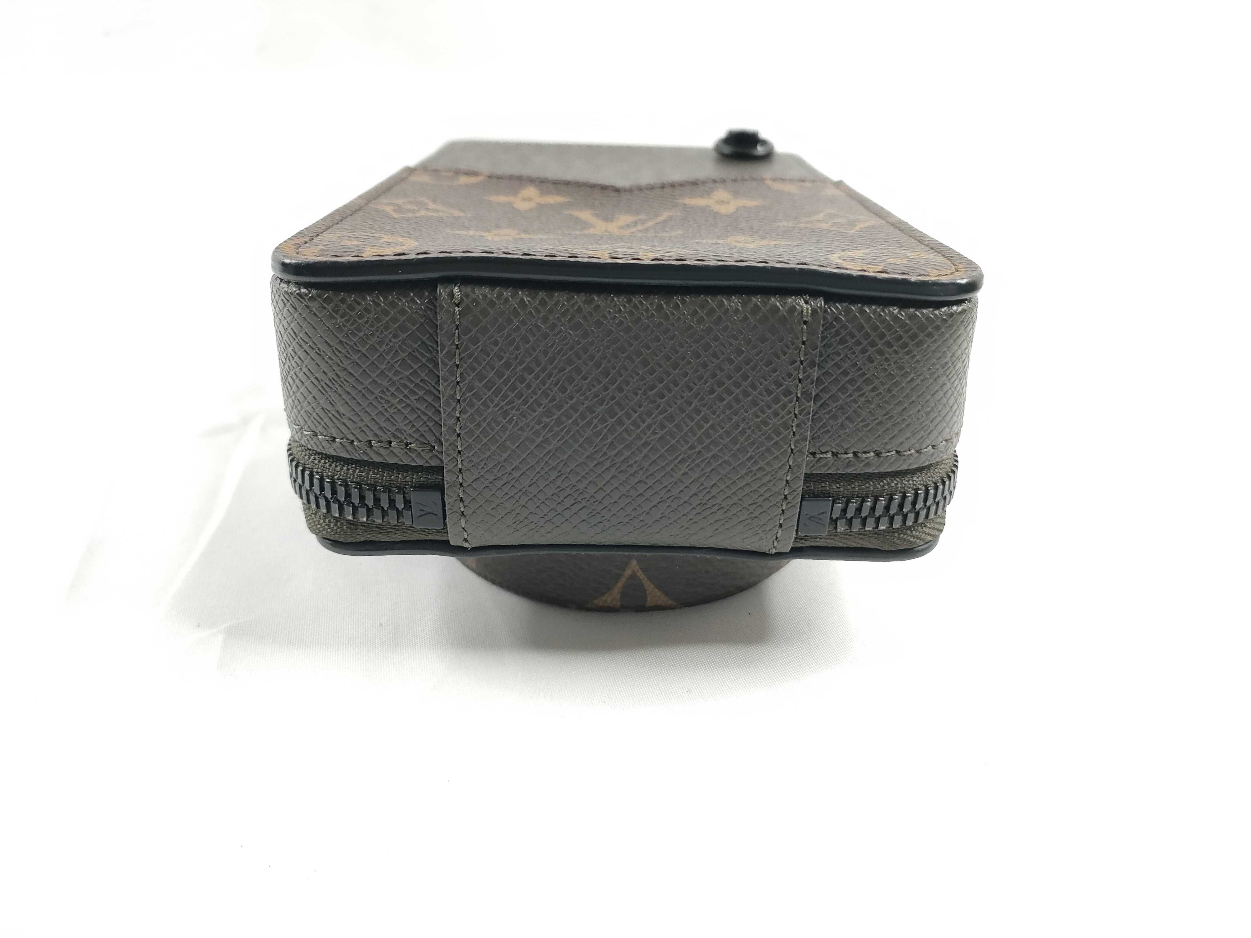 Monogram Taiga Phone Box Shoulder Bag — view 4