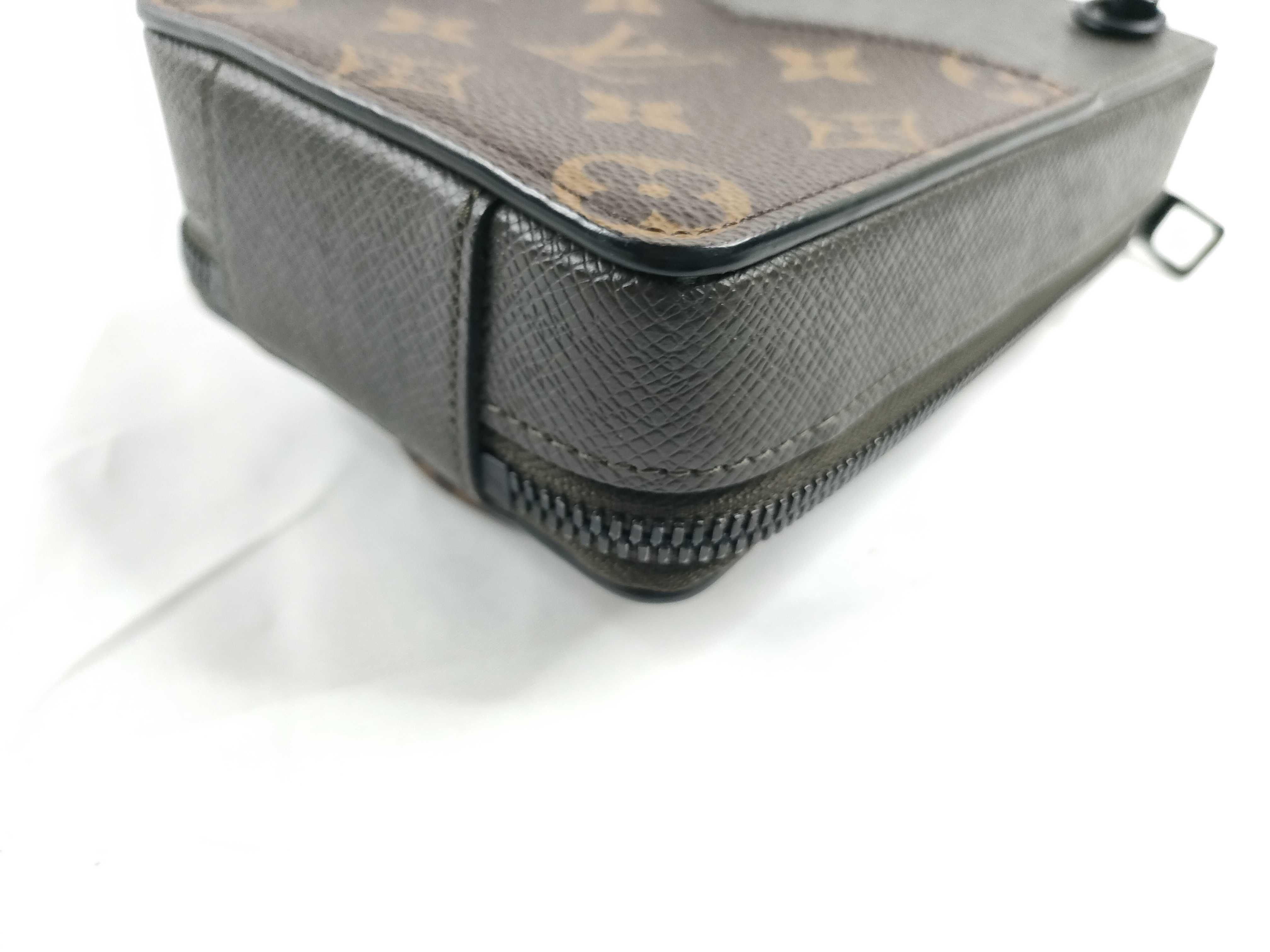 Monogram Taiga Phone Box Shoulder Bag — view 5