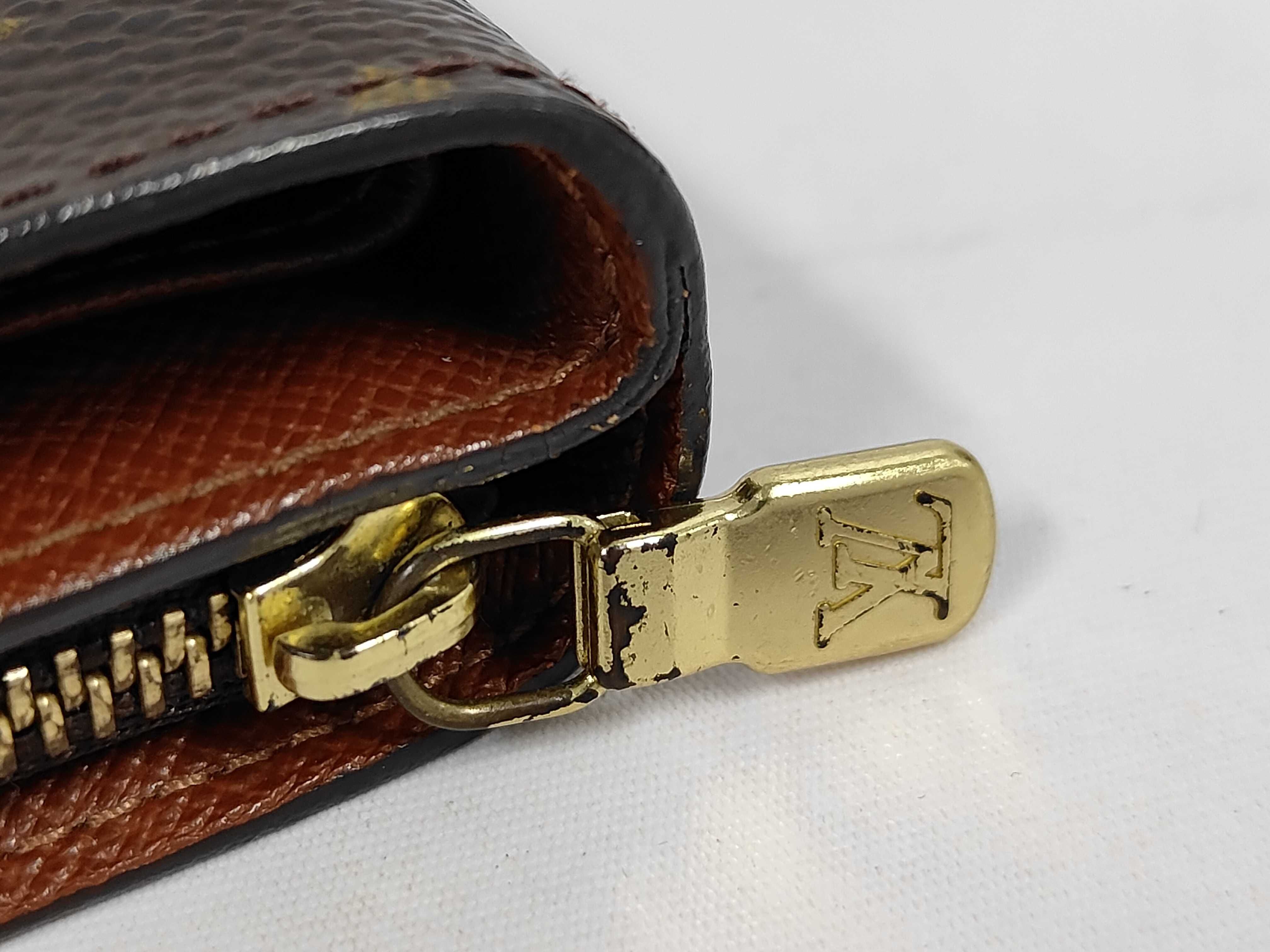 Monogram Louis Vuitton Monogram Compact Zip Bi-fold Wallet M61667 MI0062 Wallet — view 6