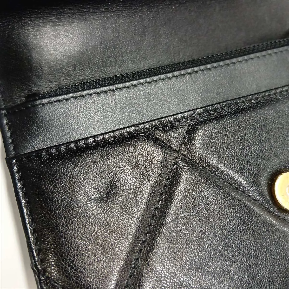 19 Lambskin Chain Shoulder Bag, Black with Gold and Silver Hardware, 29729514, serial number in the 29 range. — view 14