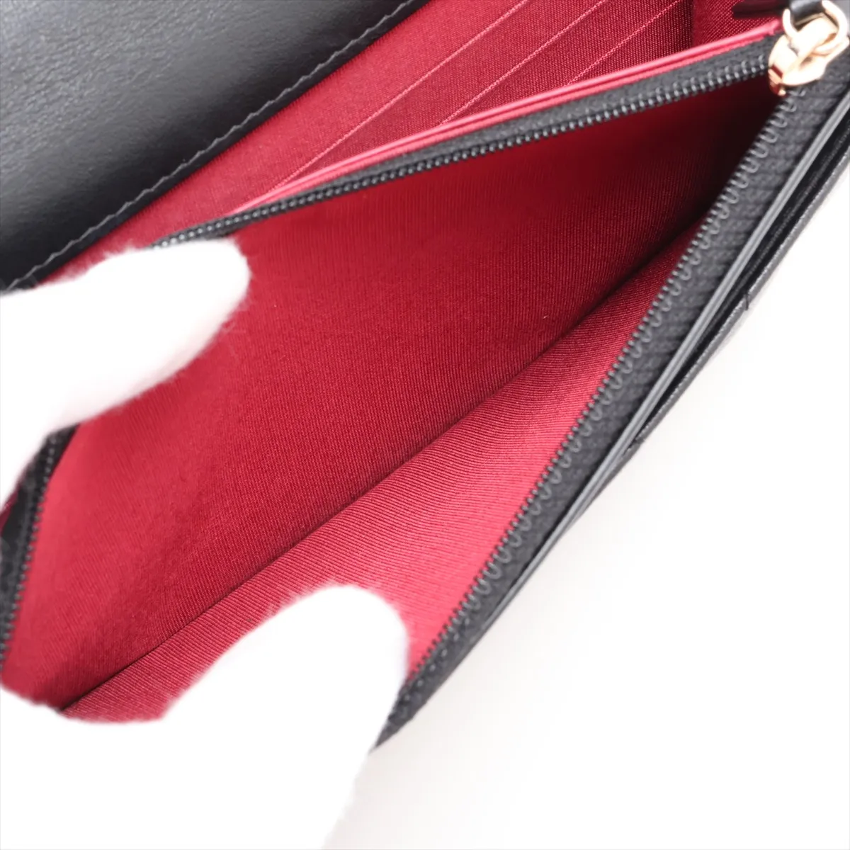19 Lambskin Chain Shoulder Bag, Black with Gold and Silver Hardware, 29729514, serial number in the 29 range. — view 10
