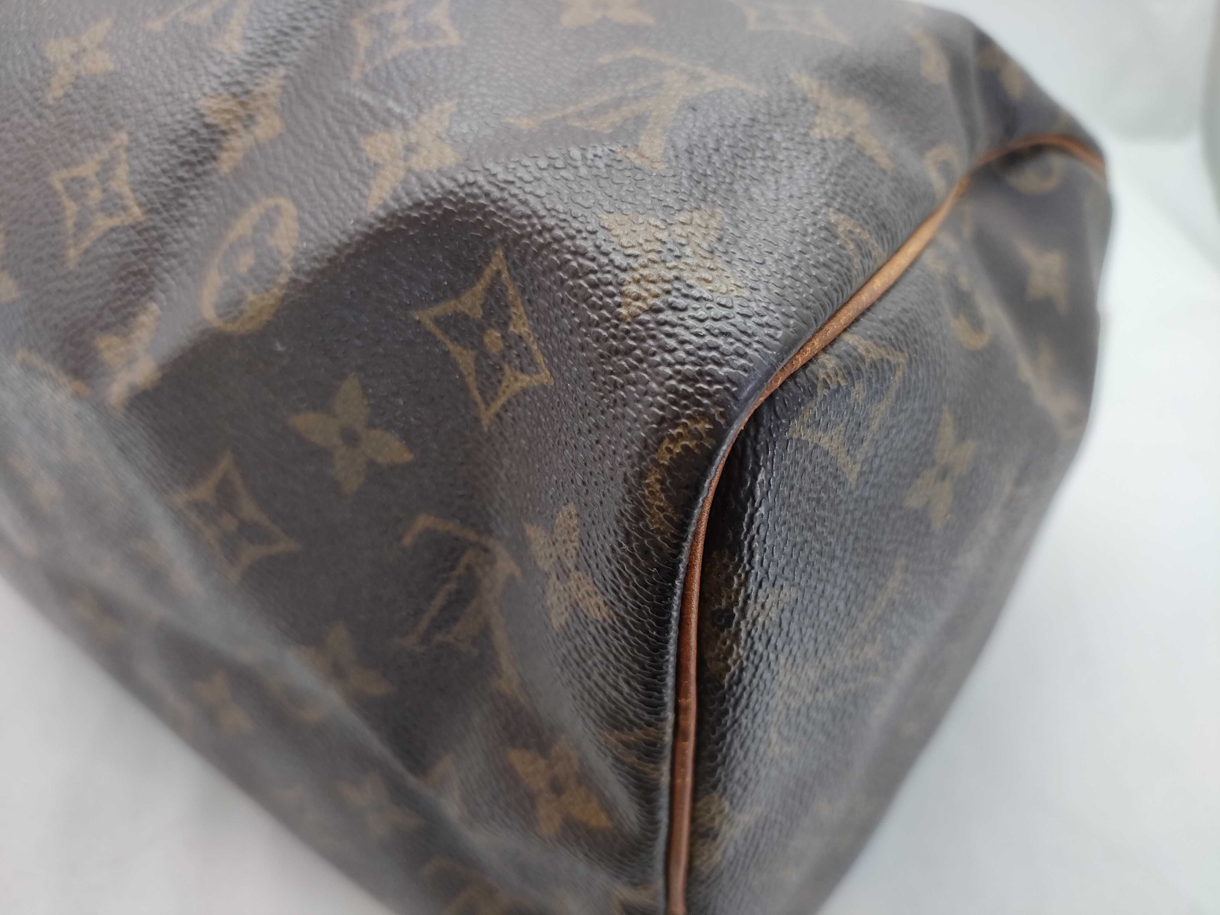 Monogram LV Speedy 30 Monogram M41526 VI8912 Brown Boston Bag — view 8