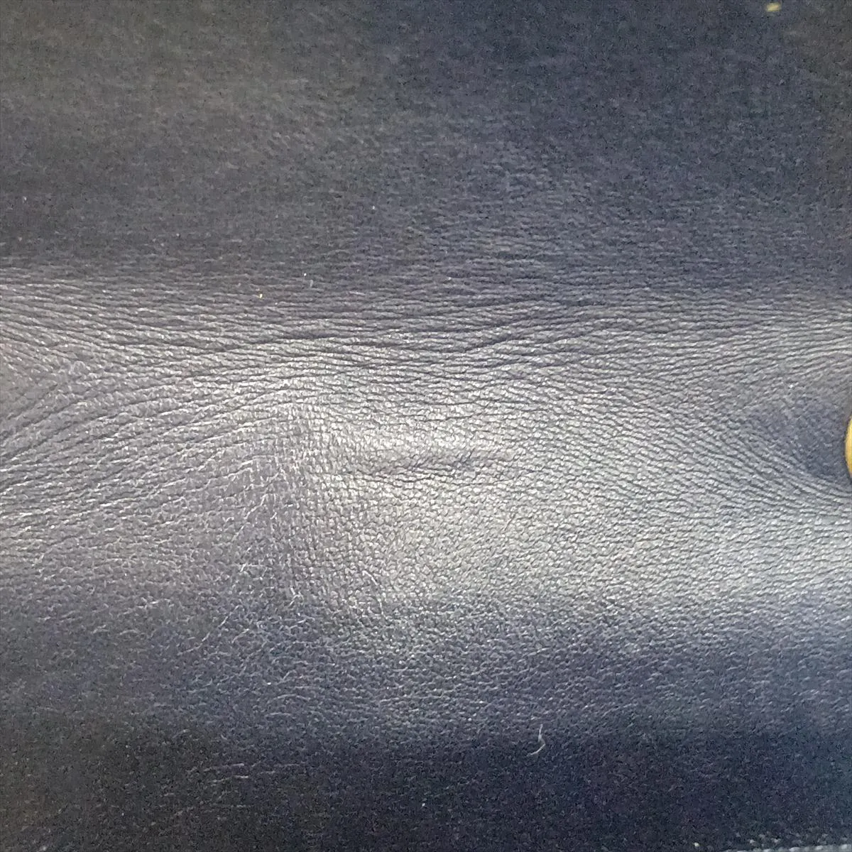 Matelassé Lambskin Single Flap Double Chain Bag, Navy, Gold Hardware, 21941008, Serial Number 21 — view 15