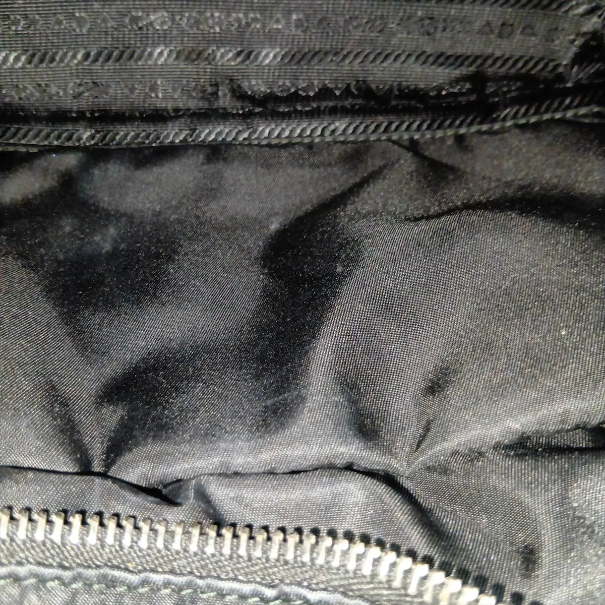 Tessuto Quilted Nylon Shoulder Bag, Black — view 13