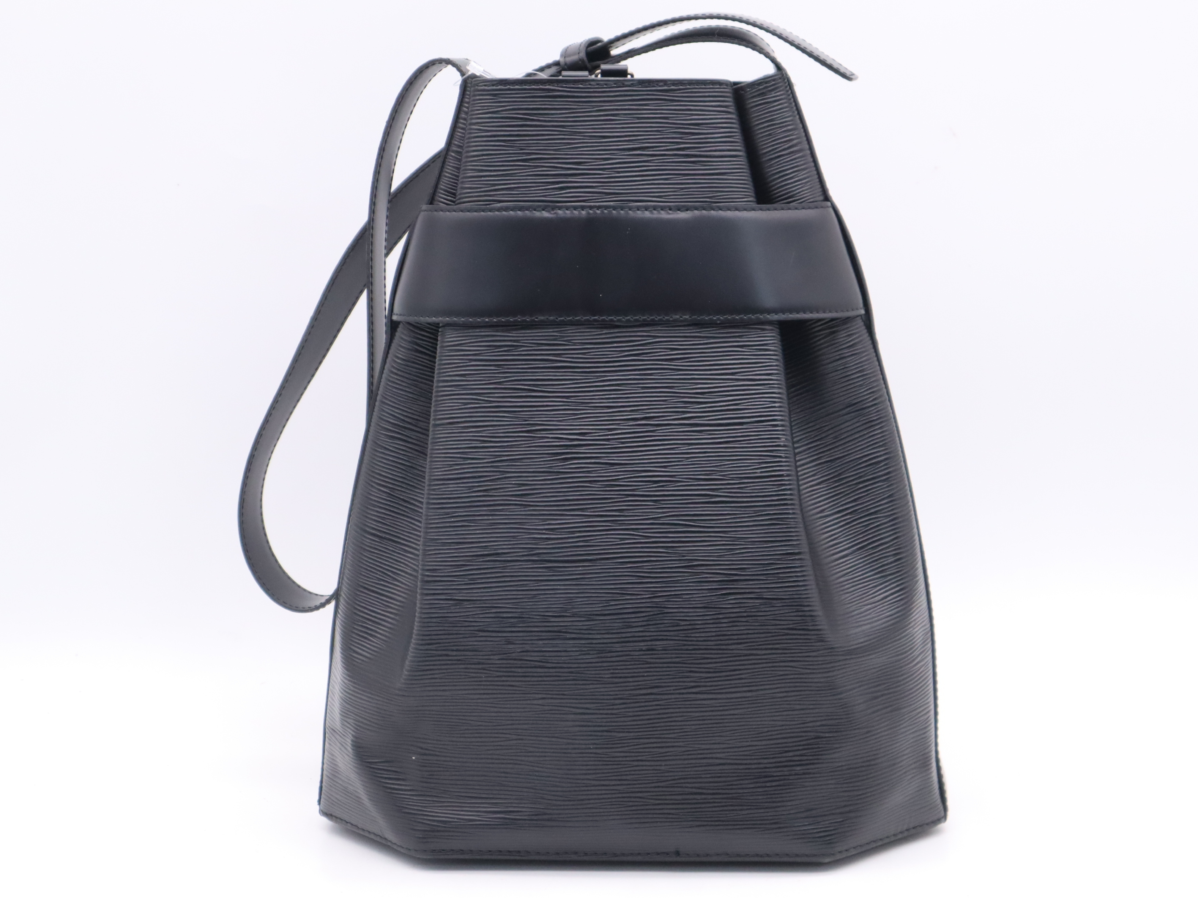 M80155 Episac Depaule GM Noir Shoulder Bag with Pouch — view 2