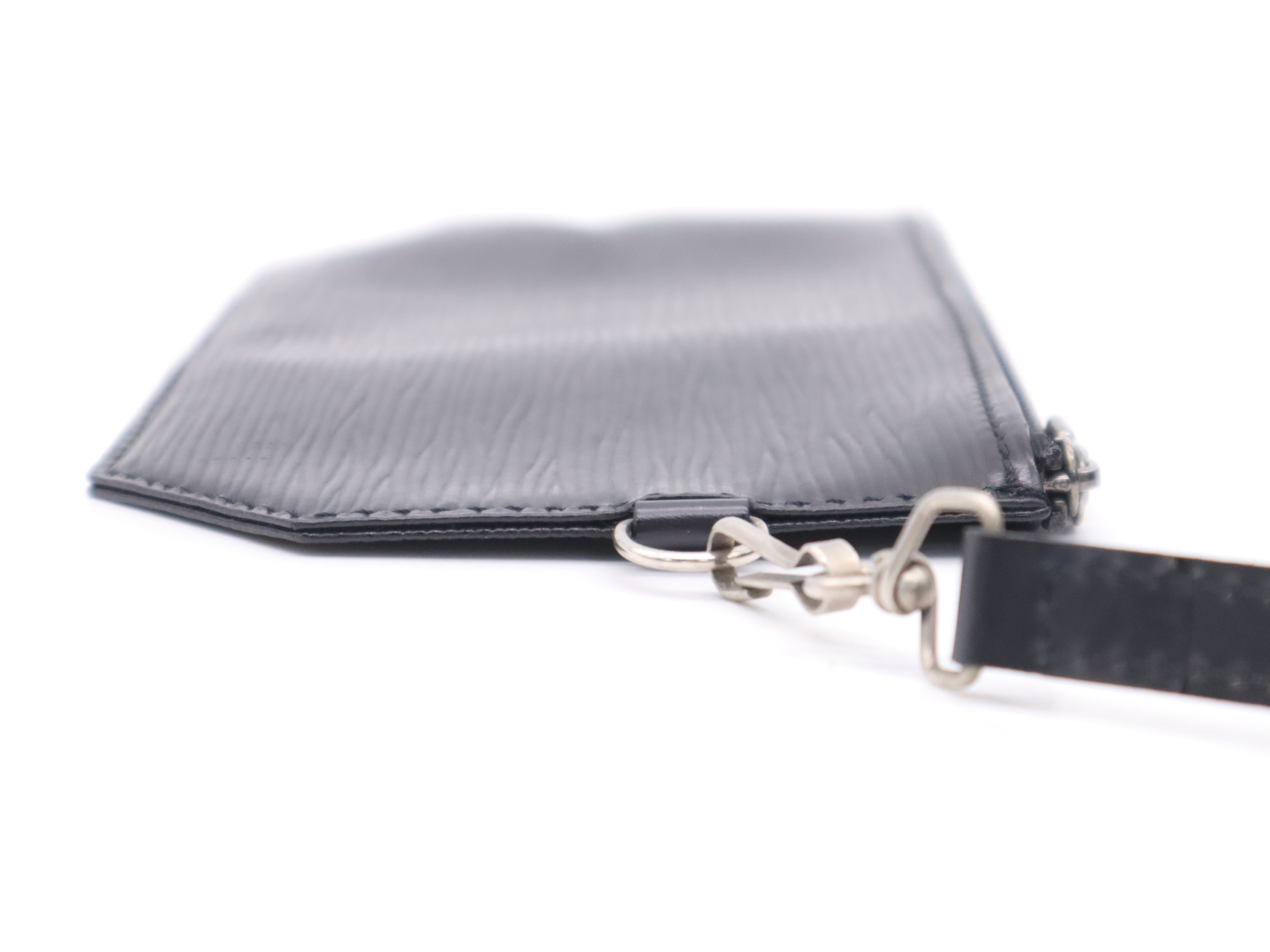 M80155 Episac Depaule GM Noir Shoulder Bag with Pouch — view 15