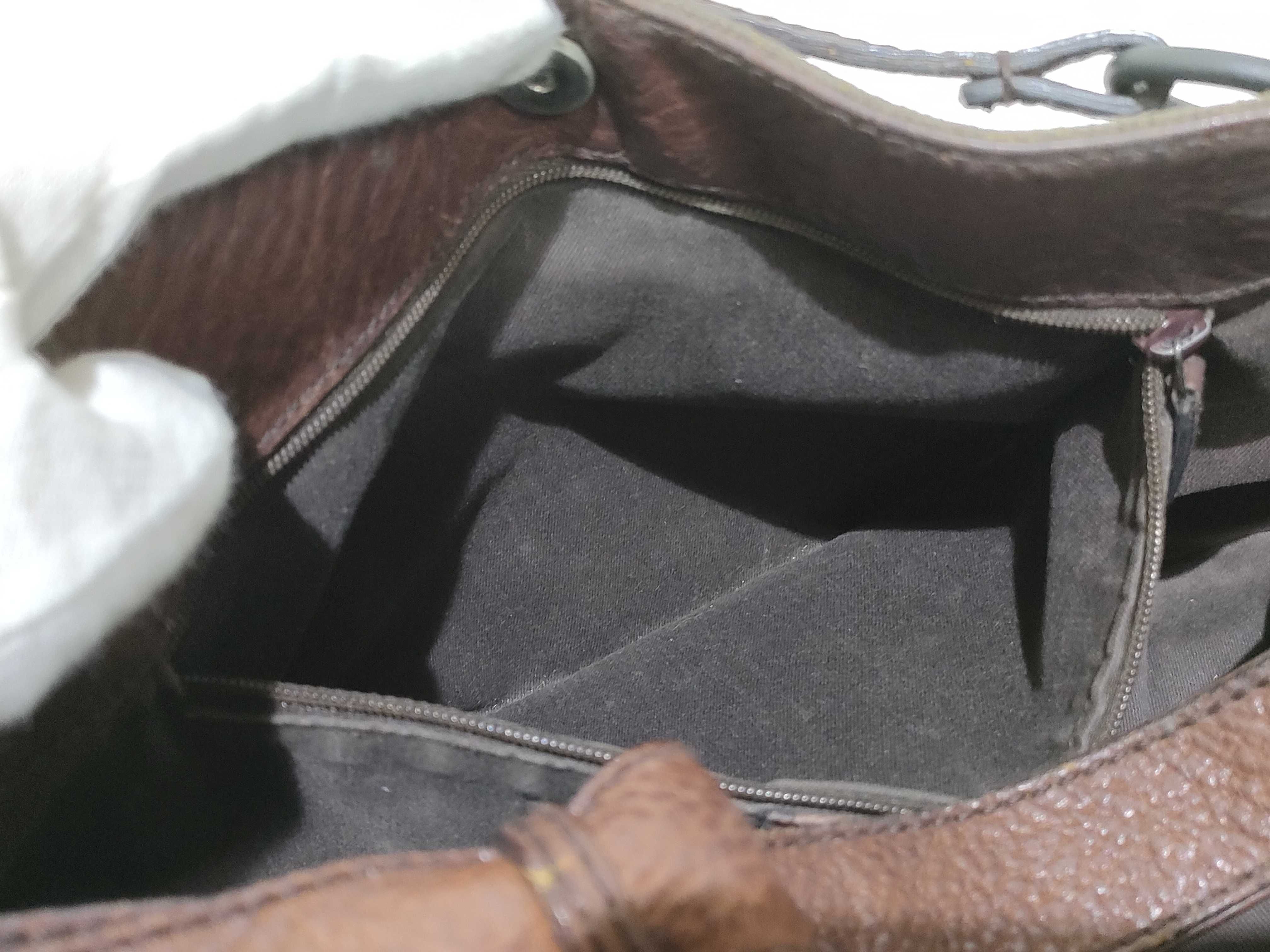 101975 One-Shoulder Bag GG Canvas Leather Brown Shoulder Bag — view 9