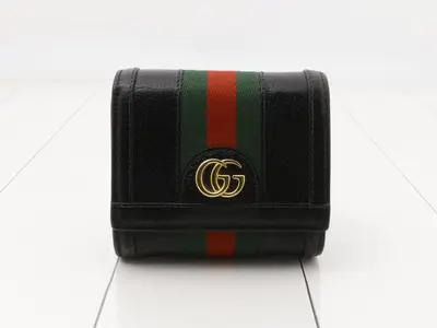 Bi-fold wallet, Ophidia, leather, 719887