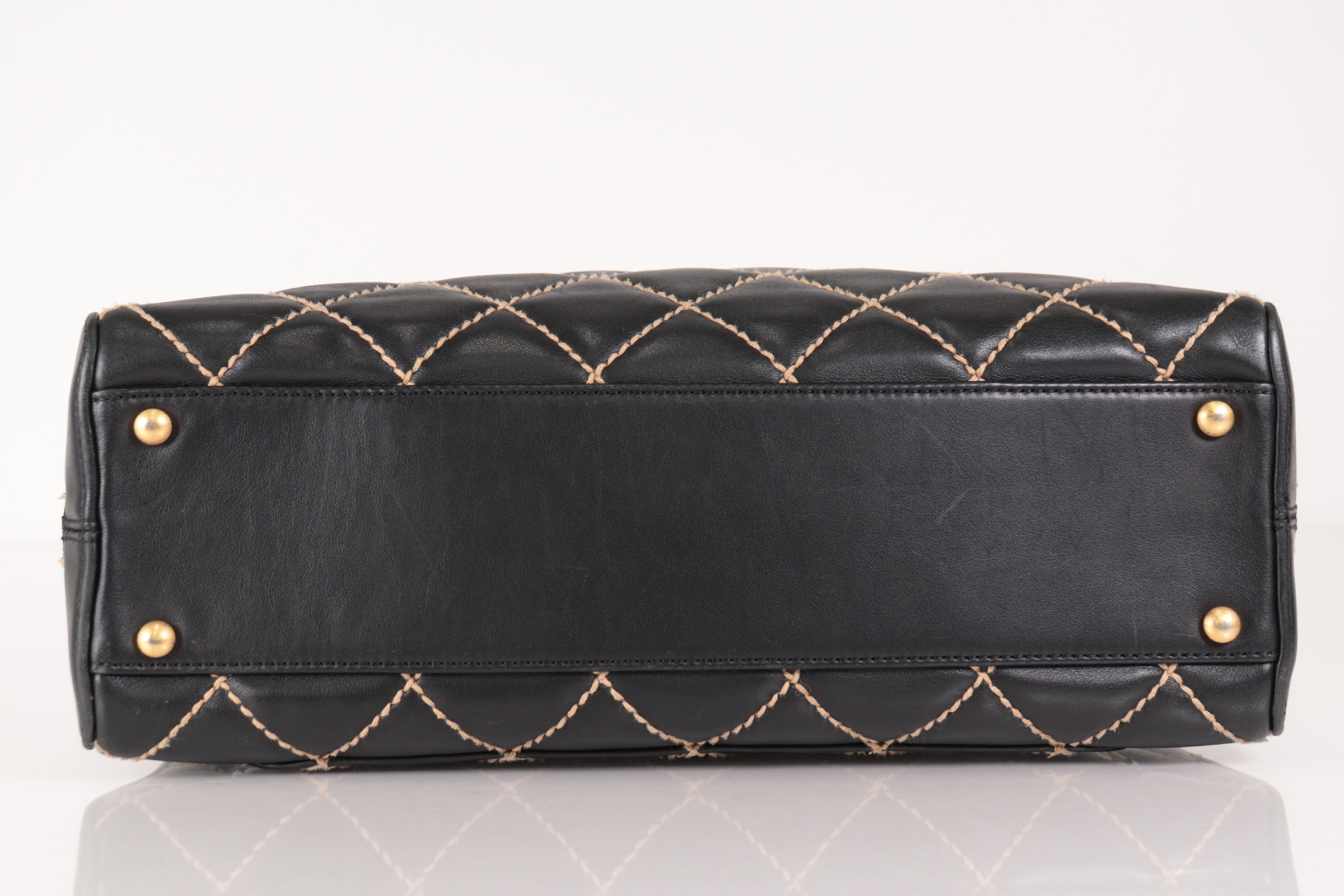 Wild Stitch Calfskin Handbag (Serial No. 7) — view 6