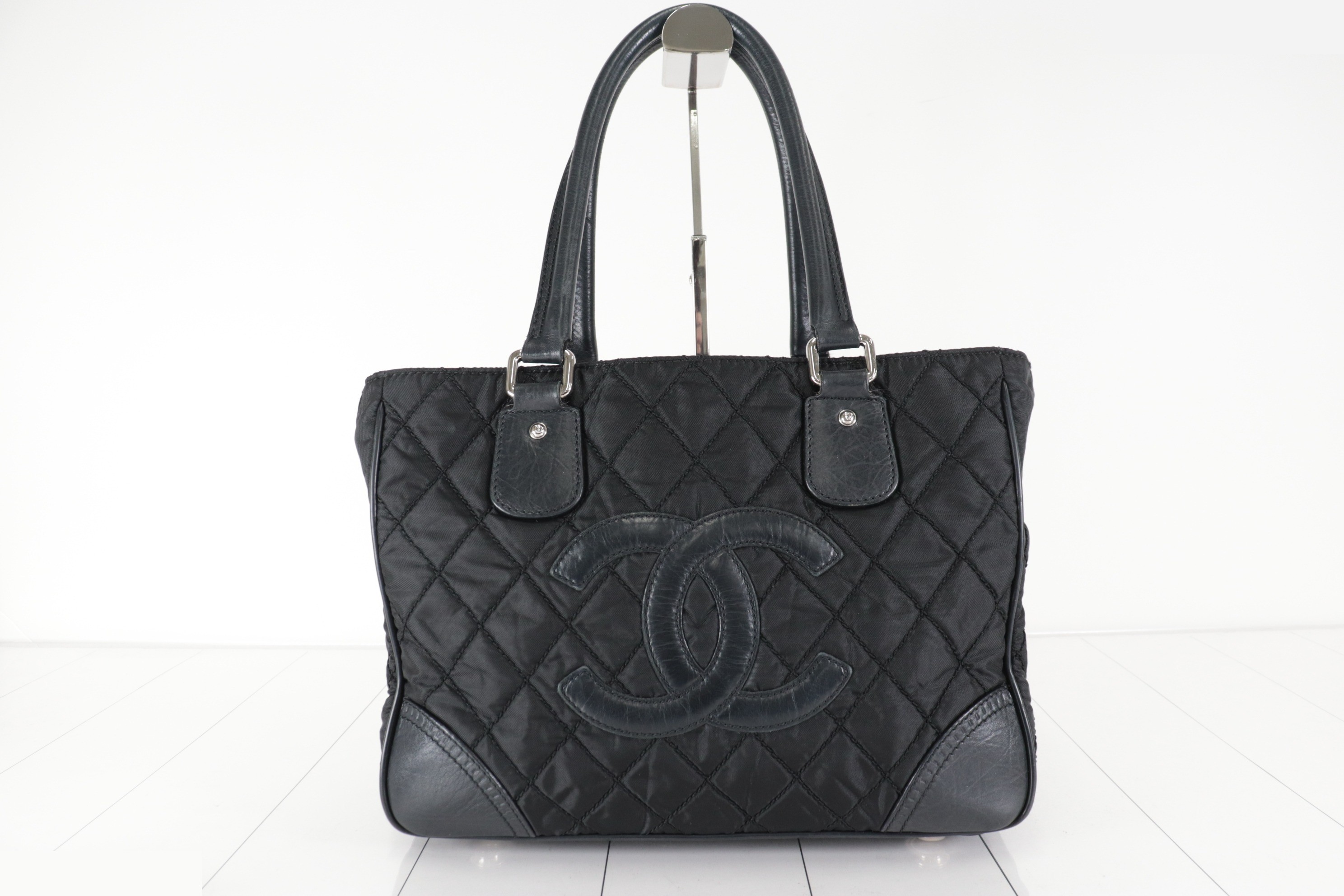 DecaCoco Nylon x Leather Tote Bag, Item No. 12 — view 2