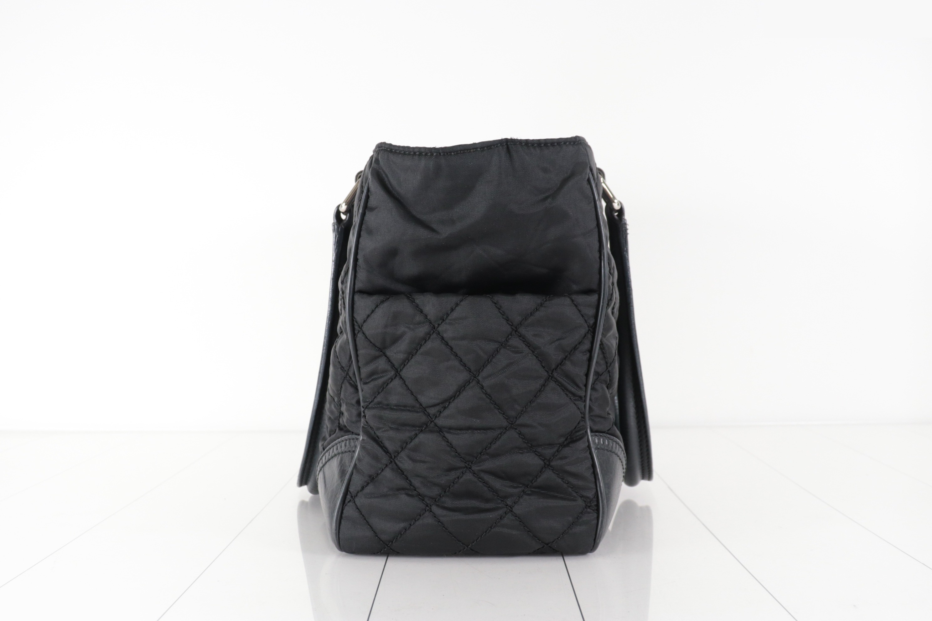 DecaCoco Nylon x Leather Tote Bag, Item No. 12 — view 4