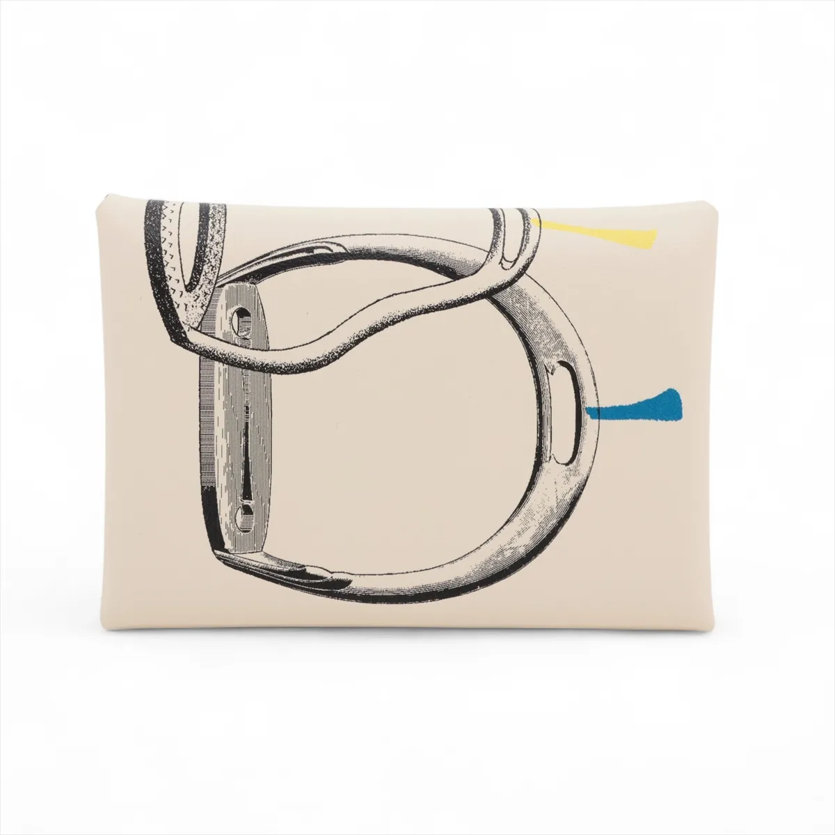 Calvi Duo Swift Coin Case, Nata, Silver Hardware, G: 2026