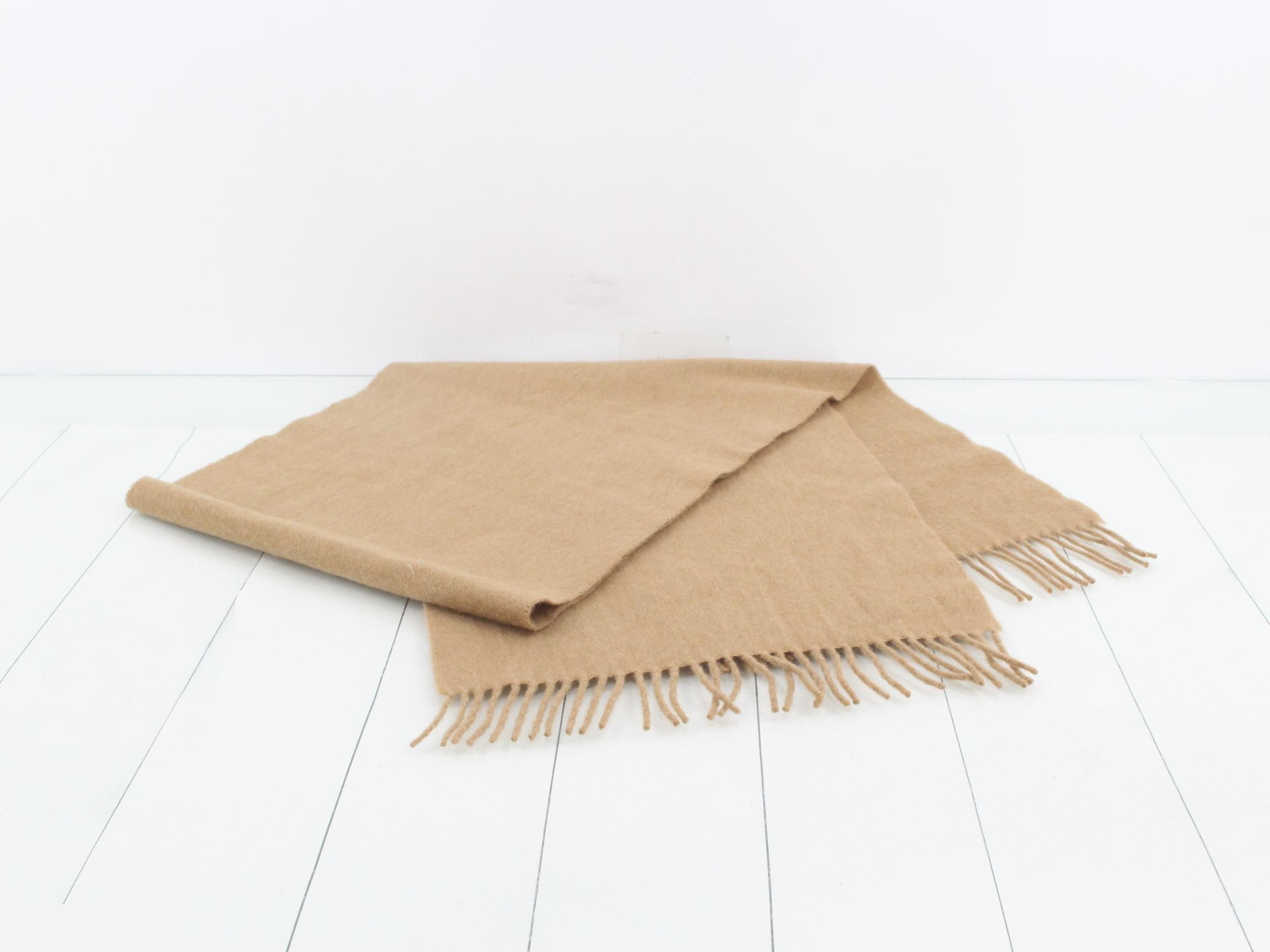 Scarf, beige, 100% cashmere — view 3