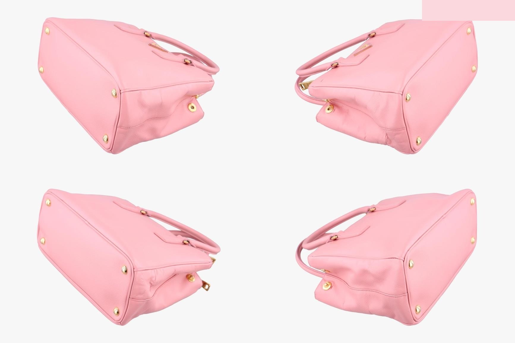 Galleria Saffiano Leather Pink — view 4
