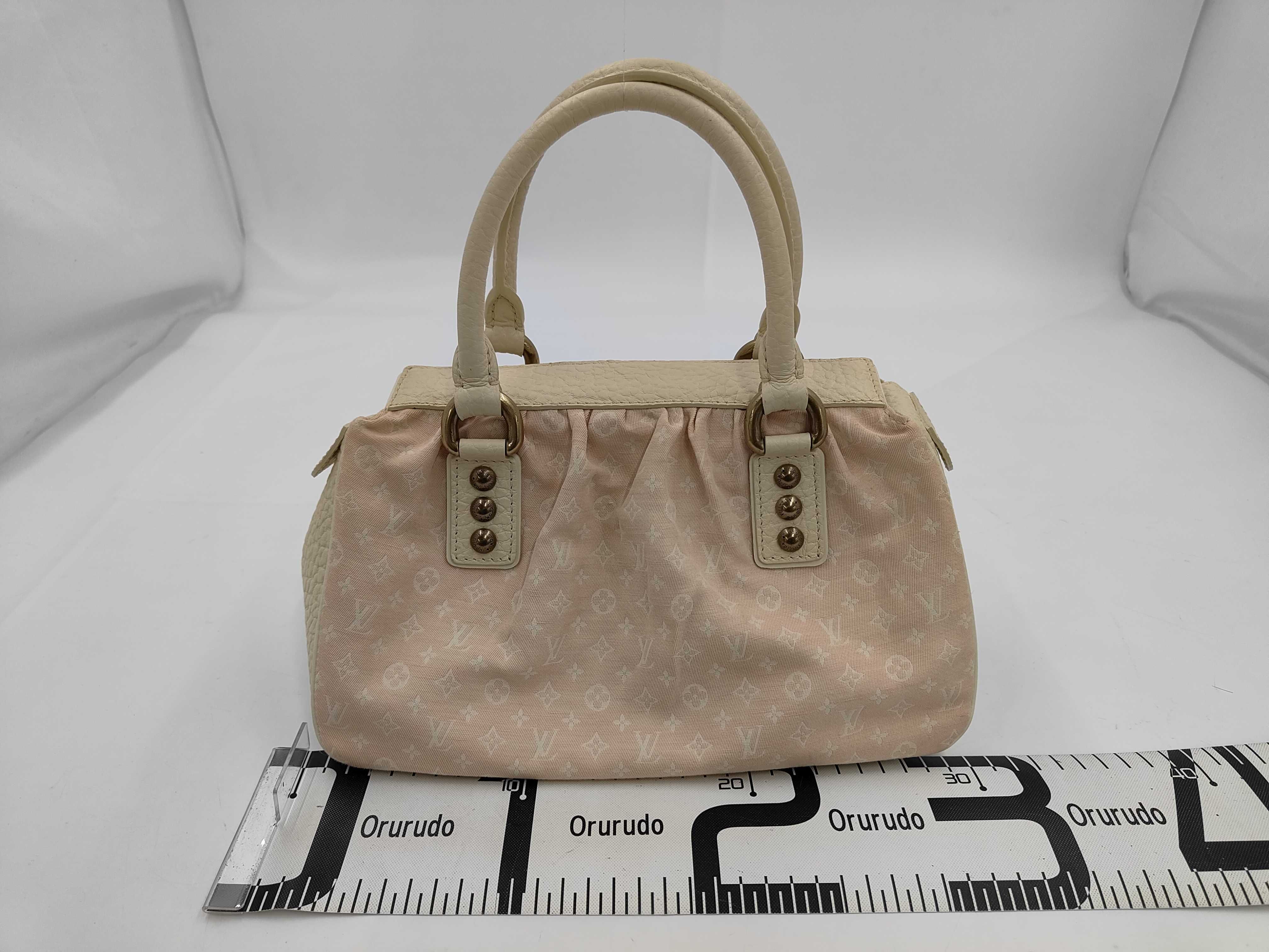 Monogram Mini Lin M40062 Trapeze PM Handbag — view 2