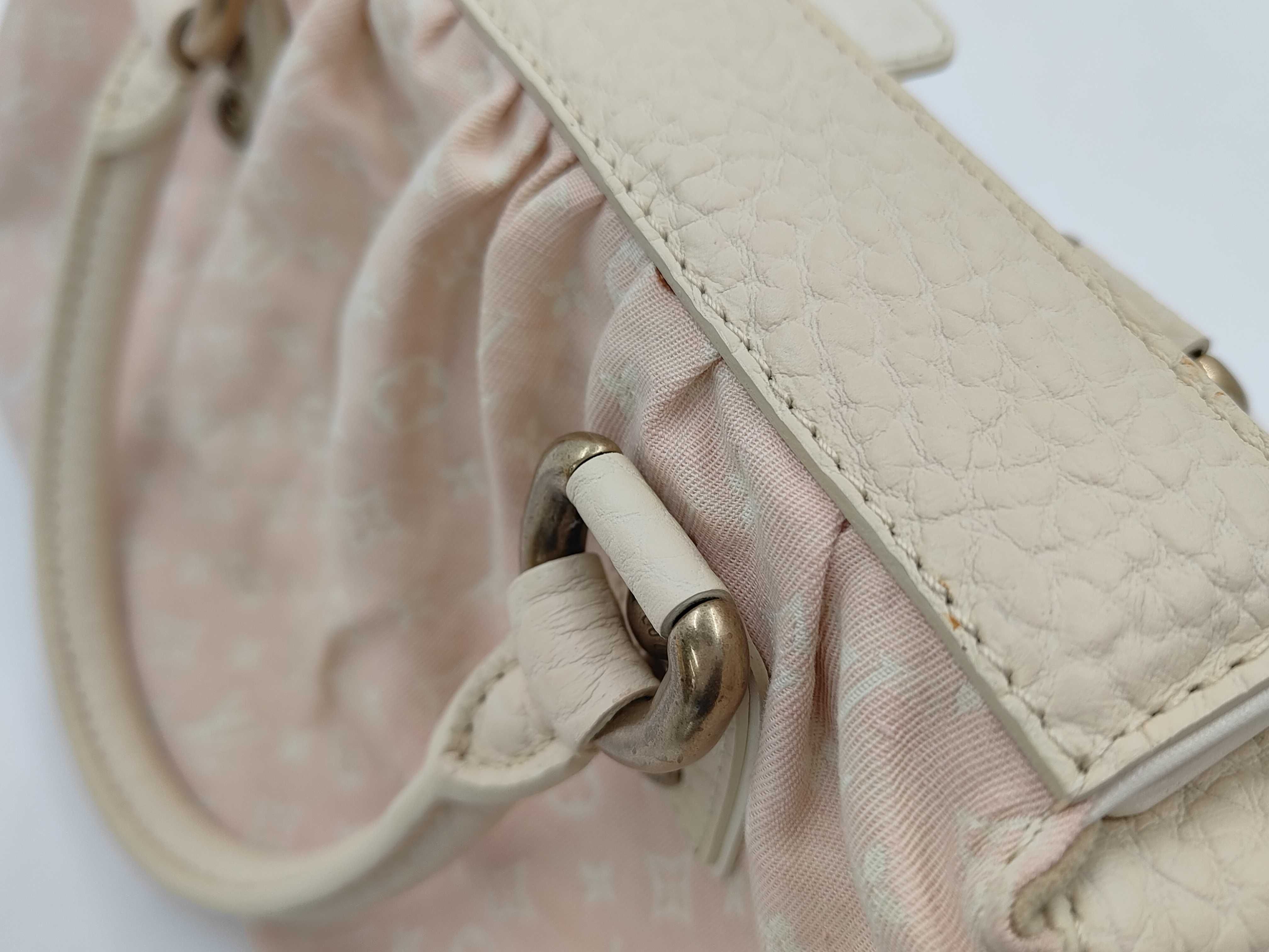 Monogram Mini Lin M40062 Trapeze PM Handbag — view 7