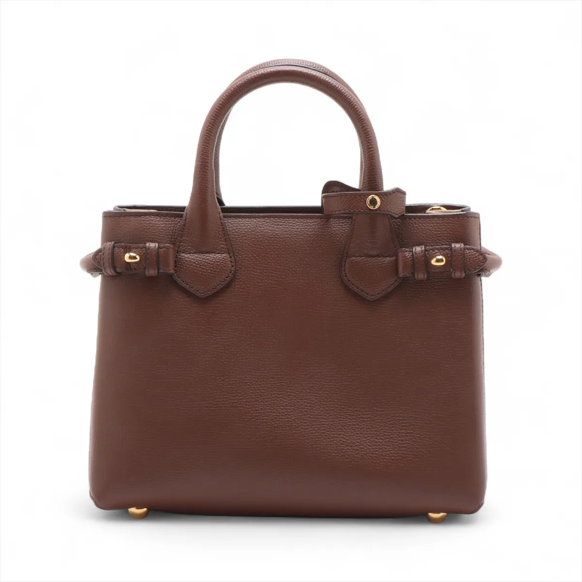 Nova Check Leather x Canvas 2-Way Handbag, Brown — view 2