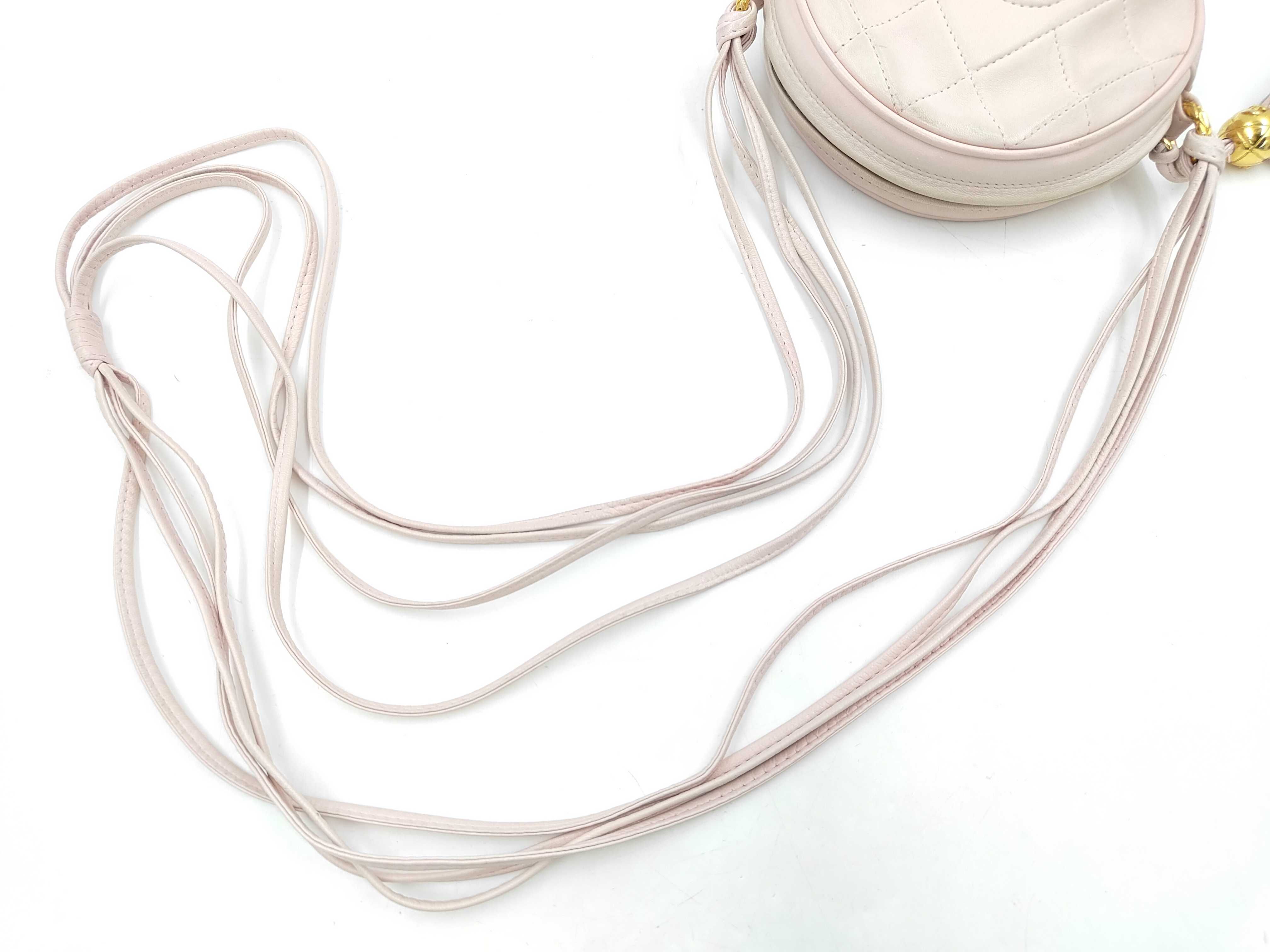 BAG LAMBSKIN ROUND SHOULDER TASSEL PINK NO.1 1992073 Shoulder Bag — view 3