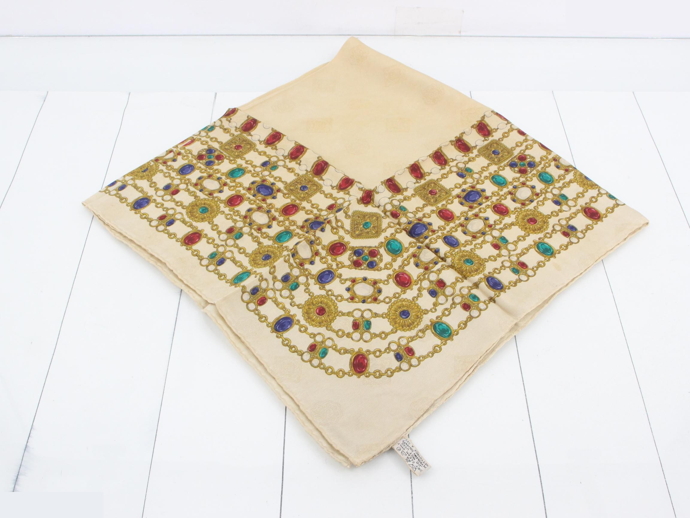 Scarf with tag — view 2