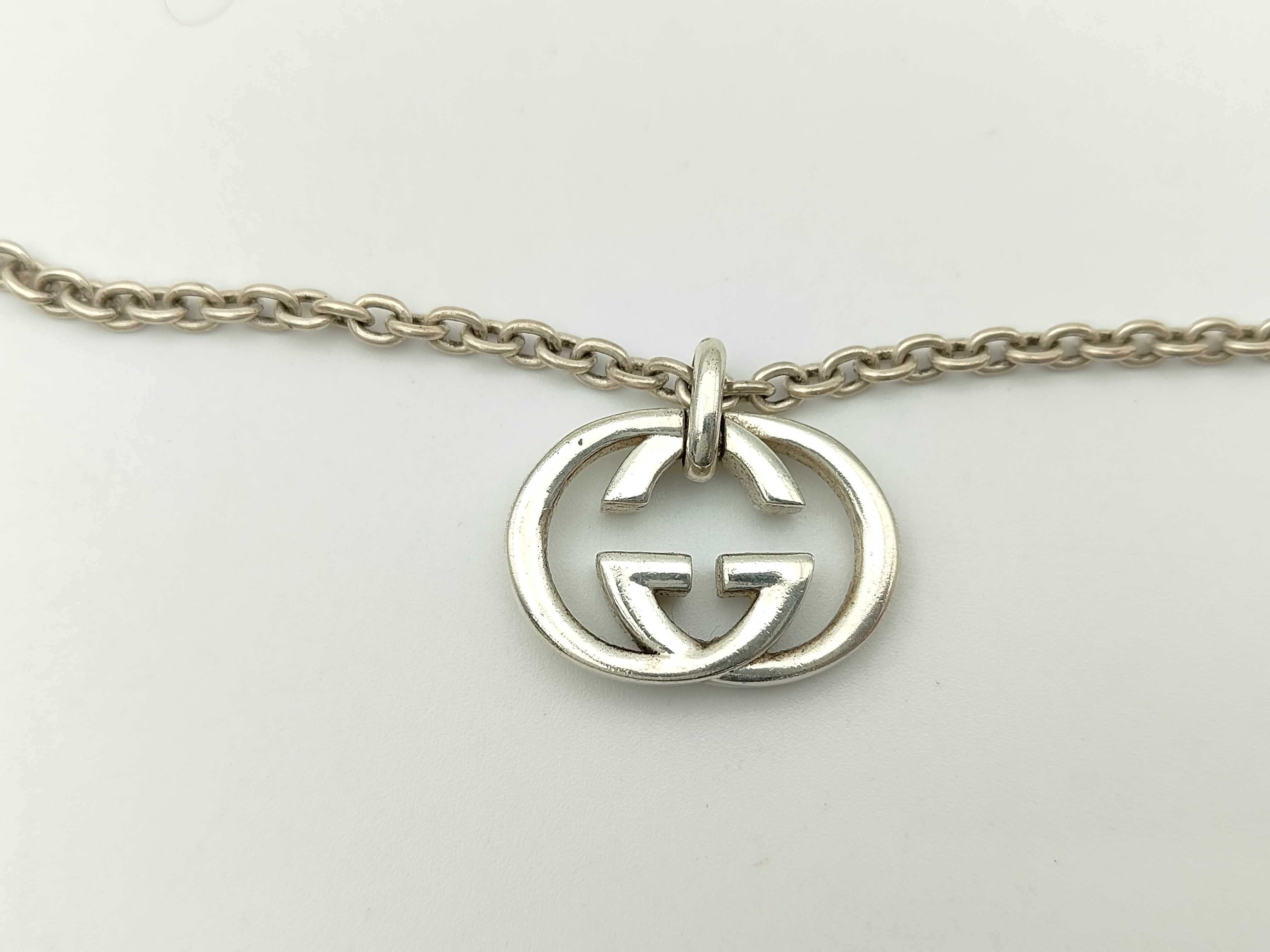 Interlocking G Silver Necklace