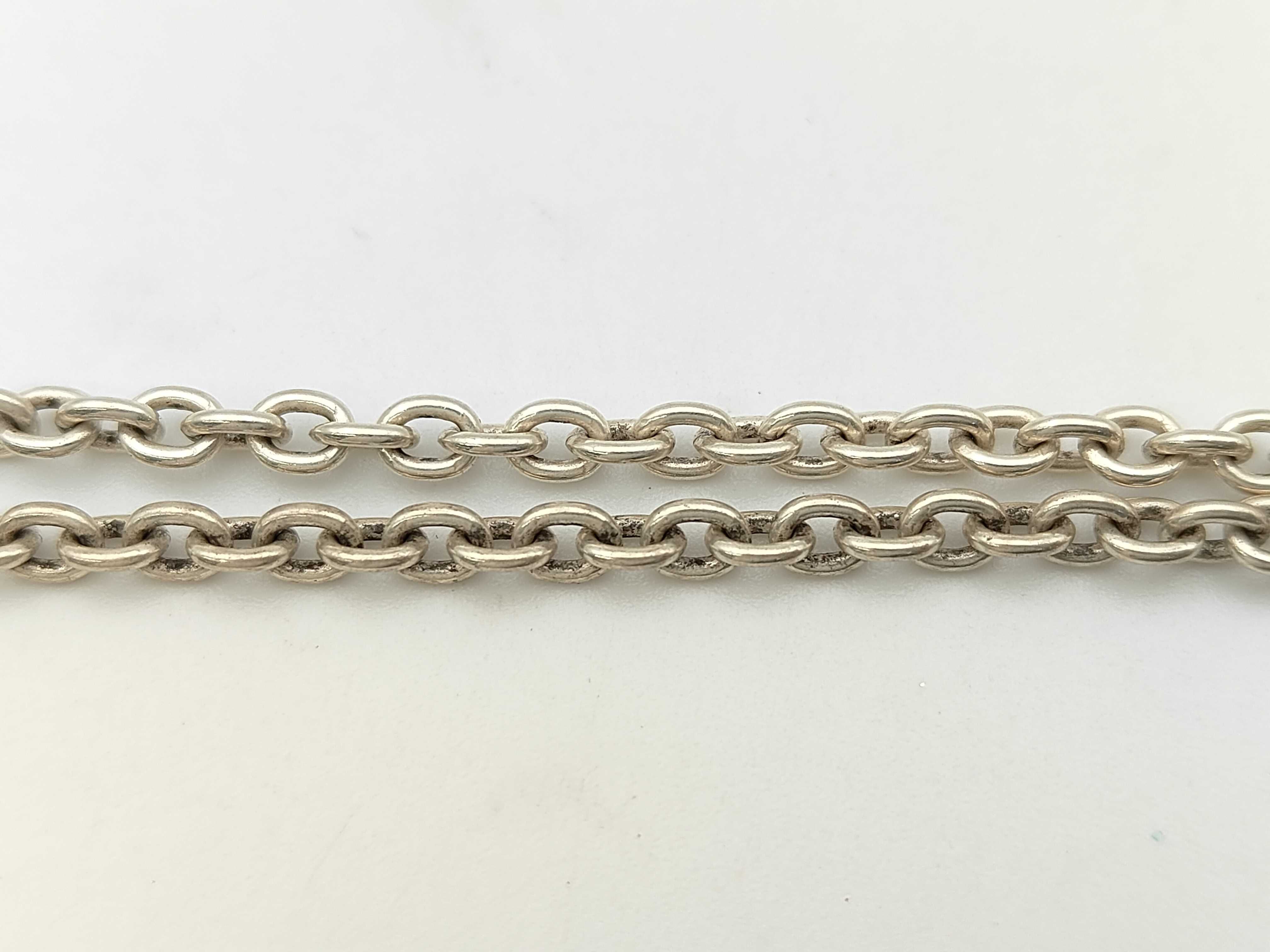 Interlocking G Silver Necklace — view 6