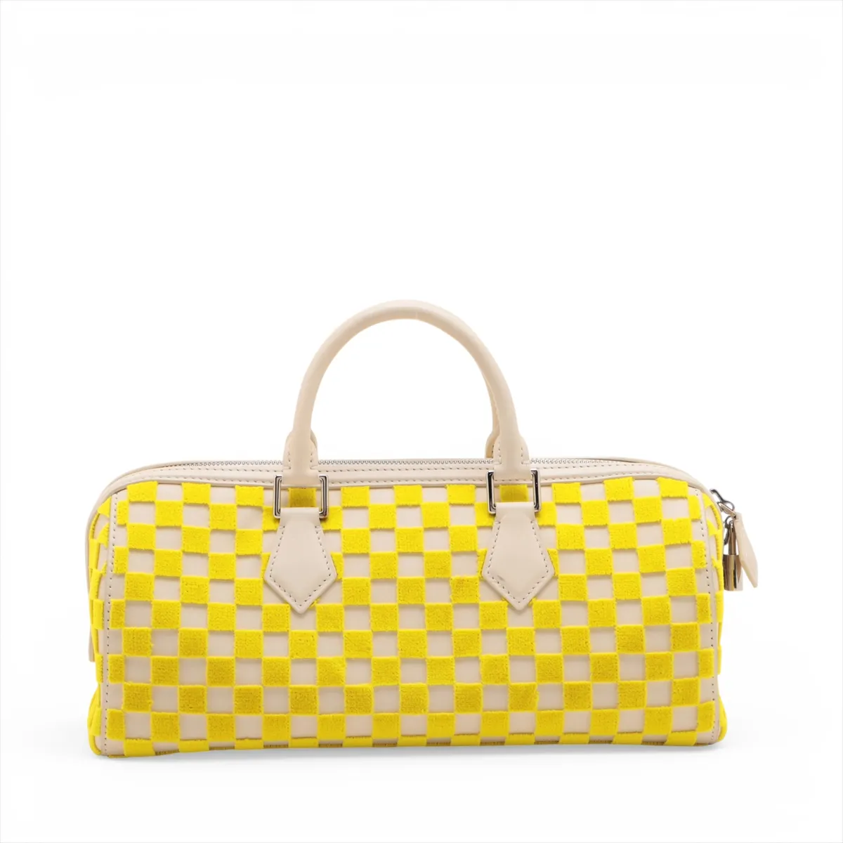 Damier Cubic Speedy EW M48912 AR1103 Yellow x Beige — view 2