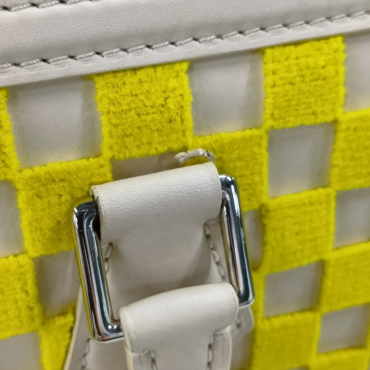 Damier Cubic Speedy EW M48912 AR1103 Yellow x Beige — view 11